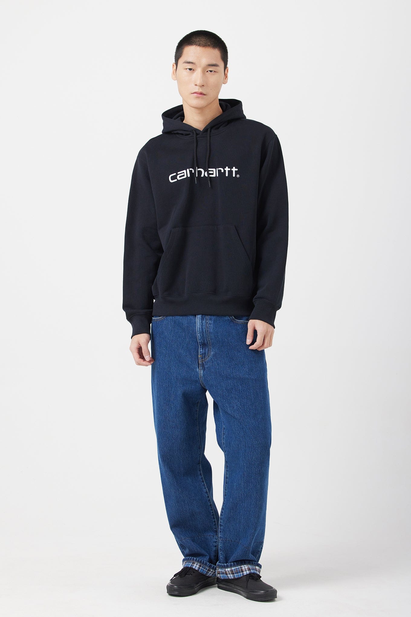 Carhartt WIP HOODED CARHARTT SWEATSHIRT (UNBRUSHED)