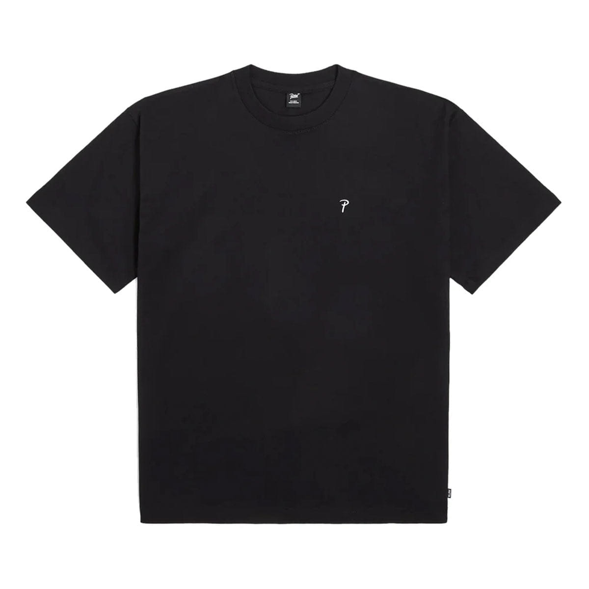 PATTA Basic Script P T-Shirt Black