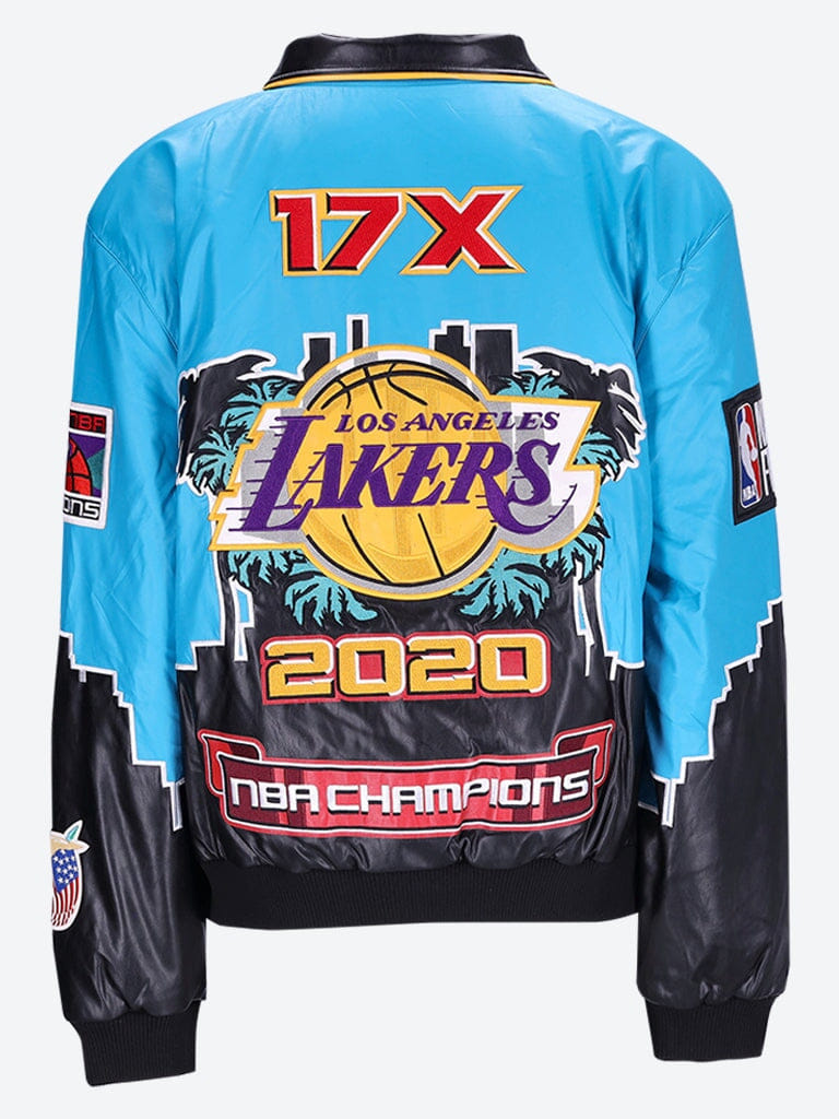 JEFF Hamilton Lakers 2020 vegan jacket