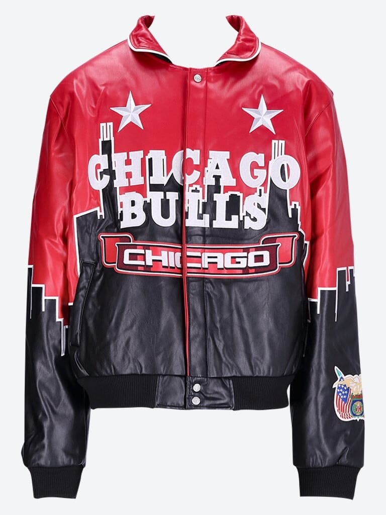 JEFF Hamilton Skyline chicago bulls jacket
