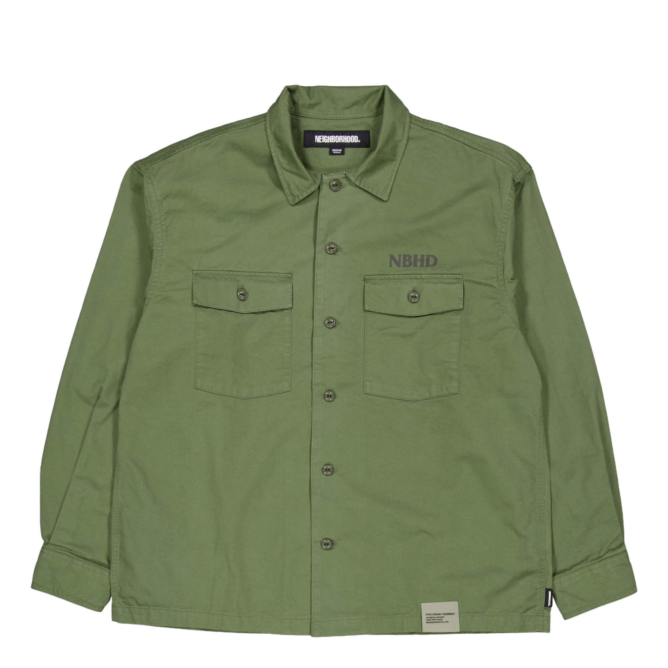 Neighborhood Bdu Shirt Ls Olive Drab
