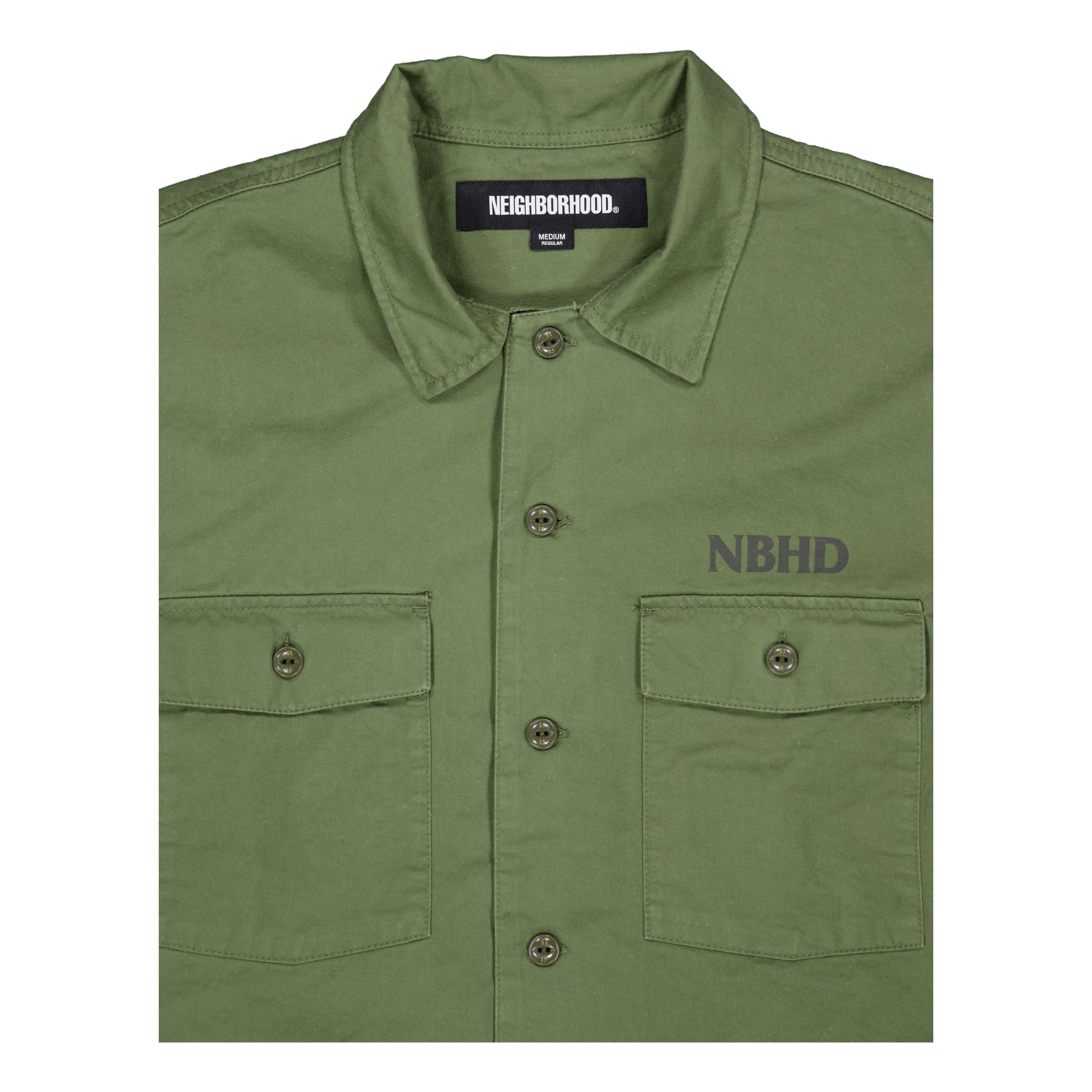 Neighborhood Bdu Shirt Ls Olive Drab