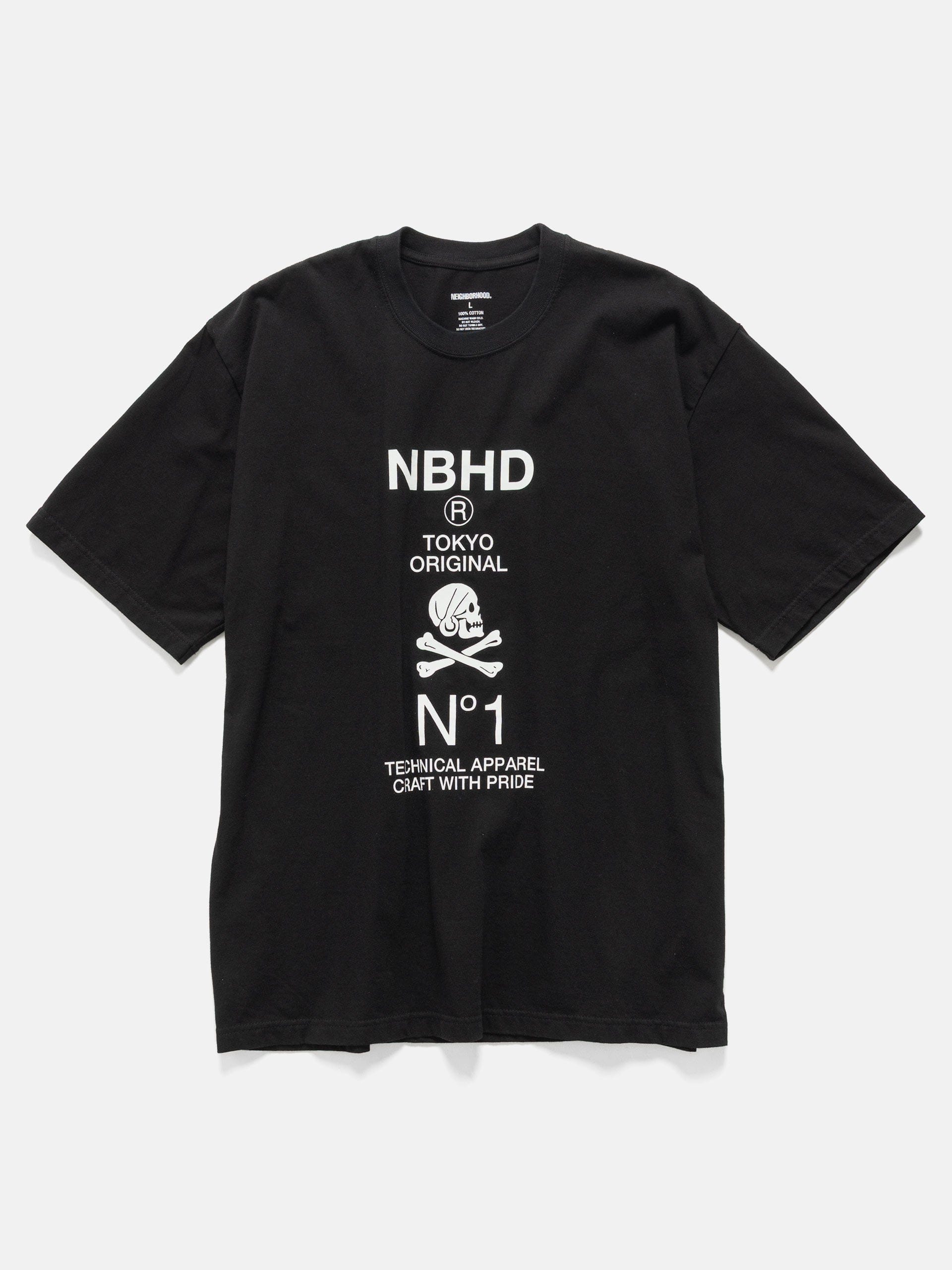 Neighborhood NH . T-Shirt SS - 8 Black