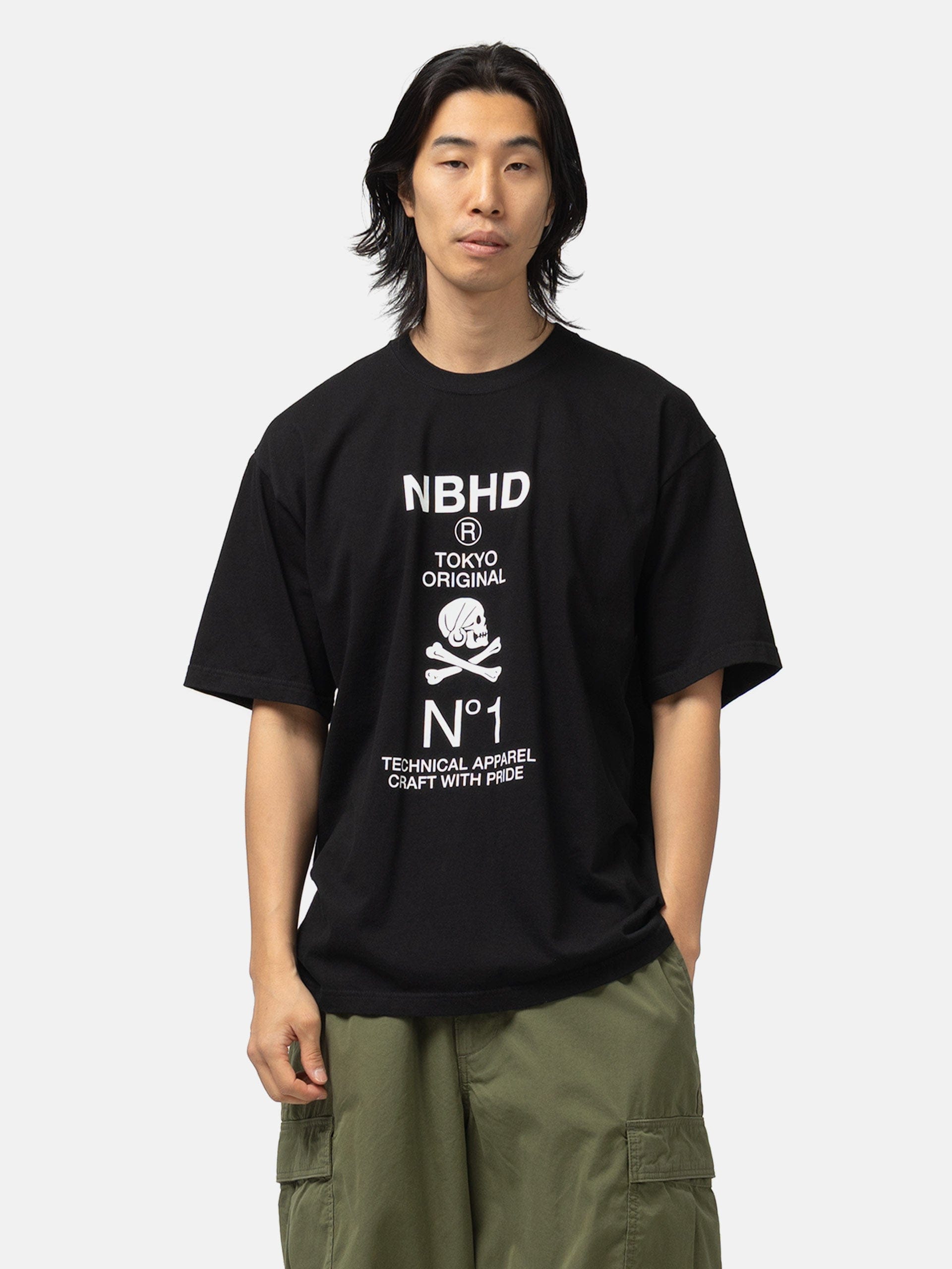 Neighborhood NH . T-Shirt SS - 8 Black