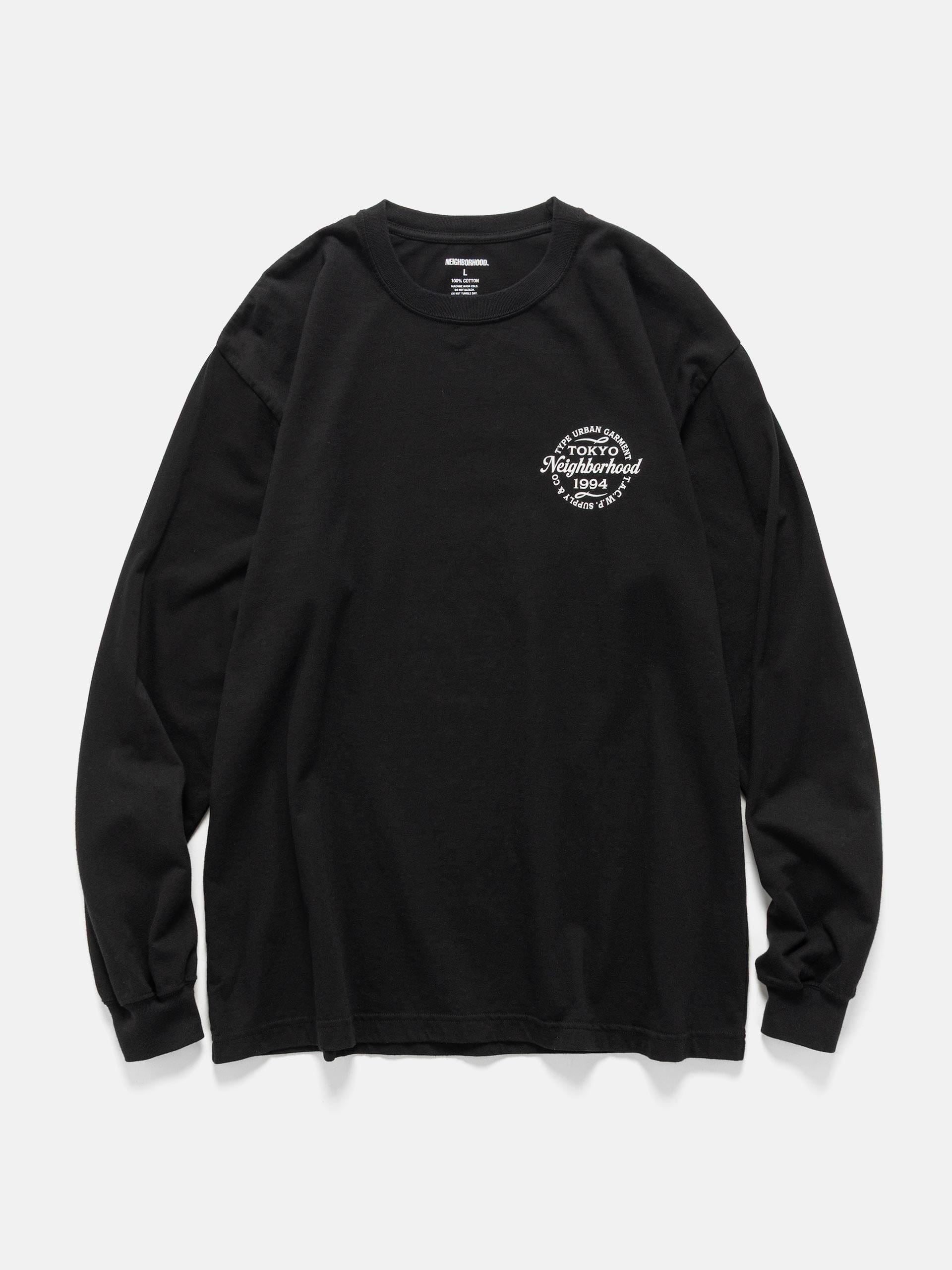 Neighborhood NH . T-Shirt LS - 4 Black