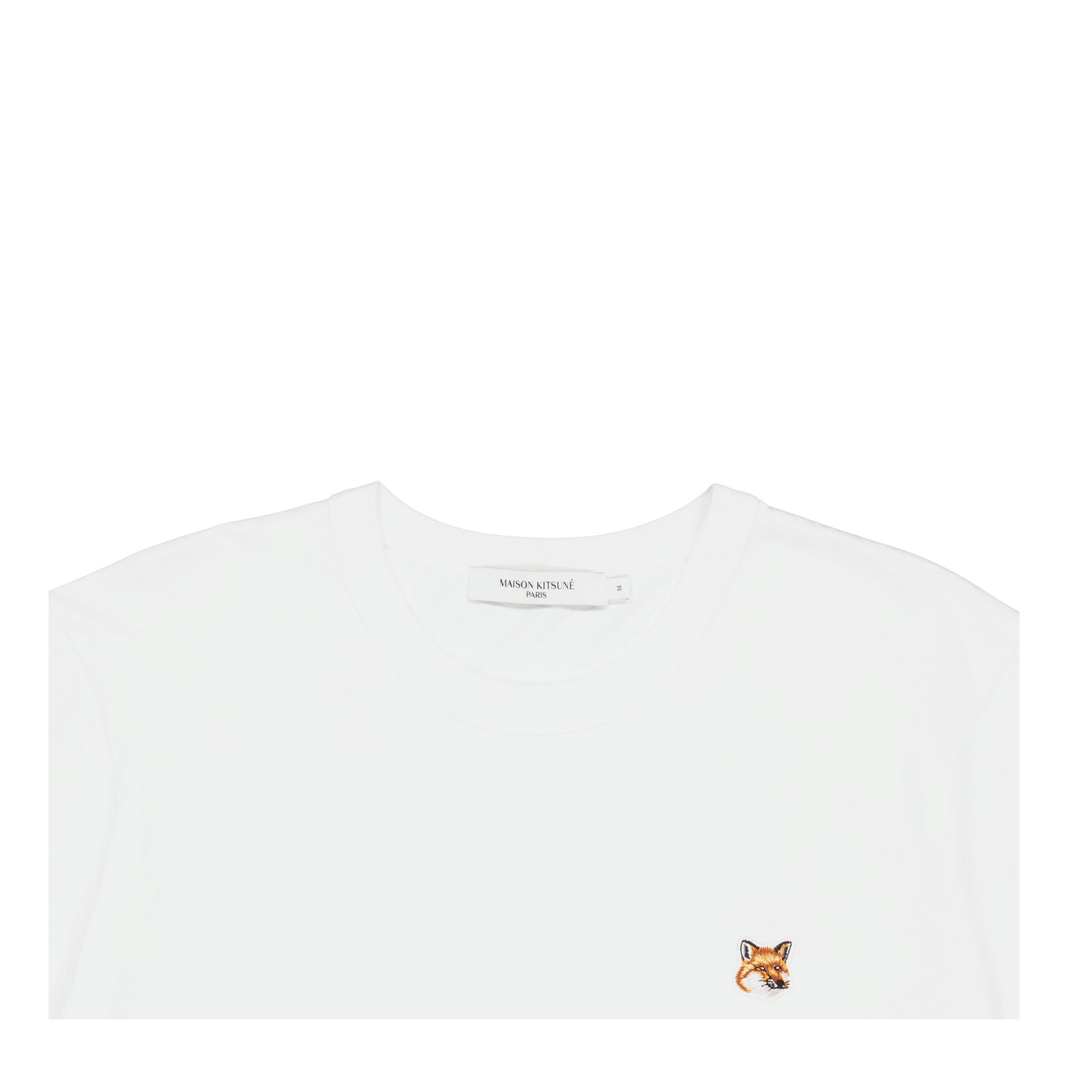 Maison Kitsuné Fox Head Patch Classic T-Shirt - shi White