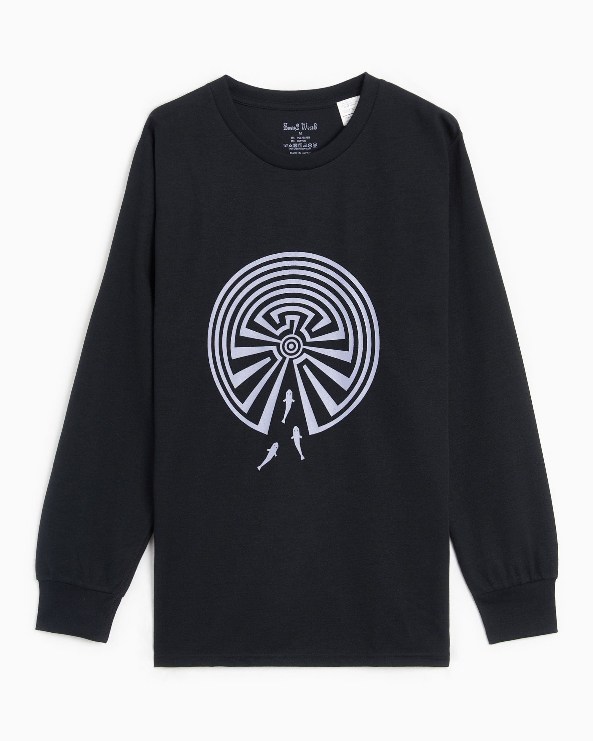 South2 West8 Camiseta South2 West8 Maze Men's Long Sleeve T - Shirt para hombre