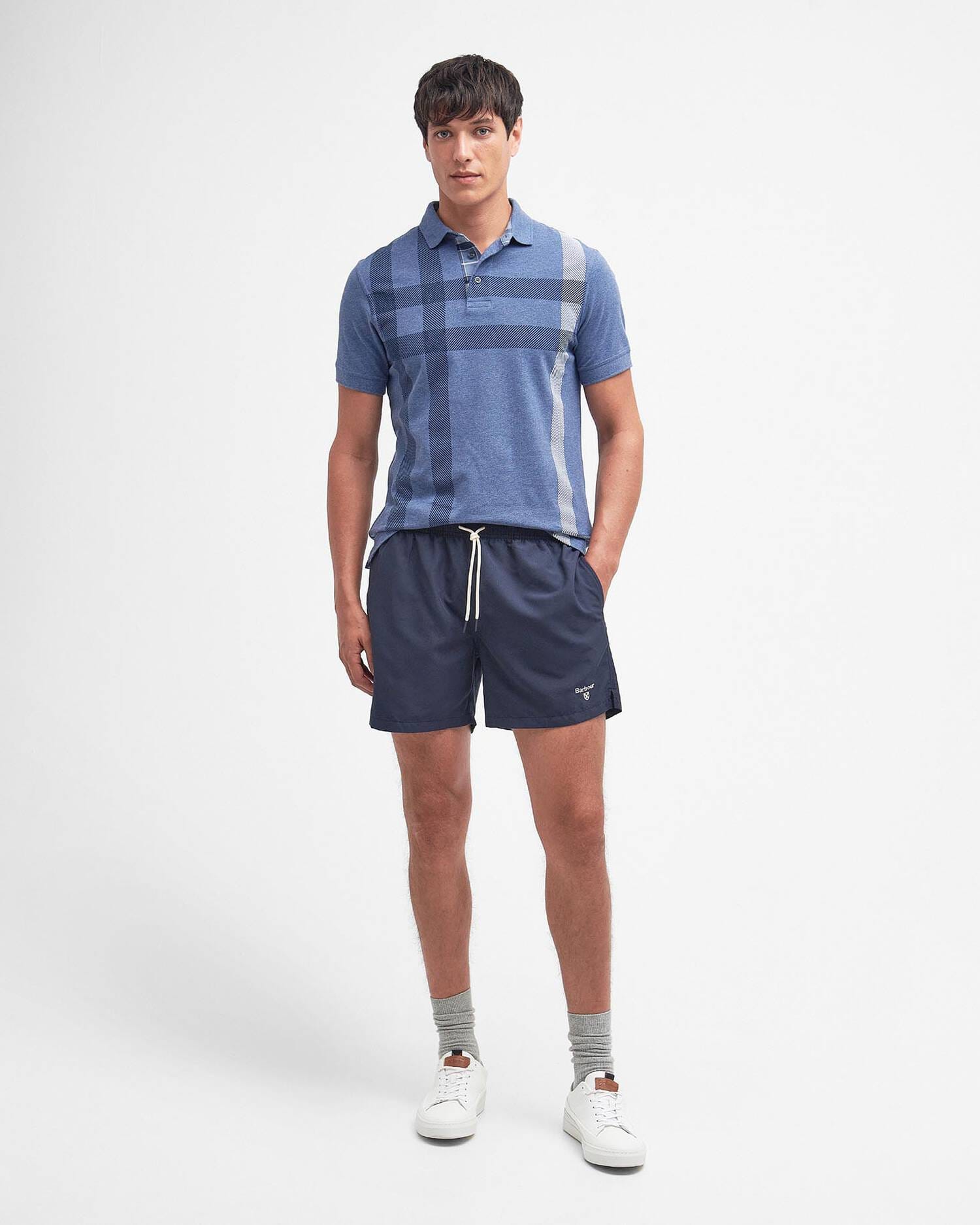 Barbour Logo Swim Short - Navy