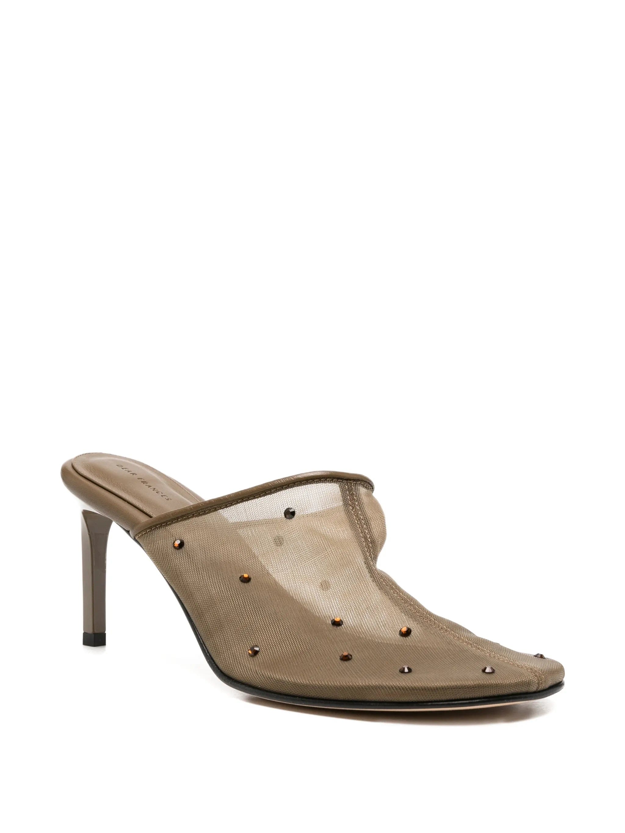 Dear Frances Sade crystal - embellished mules