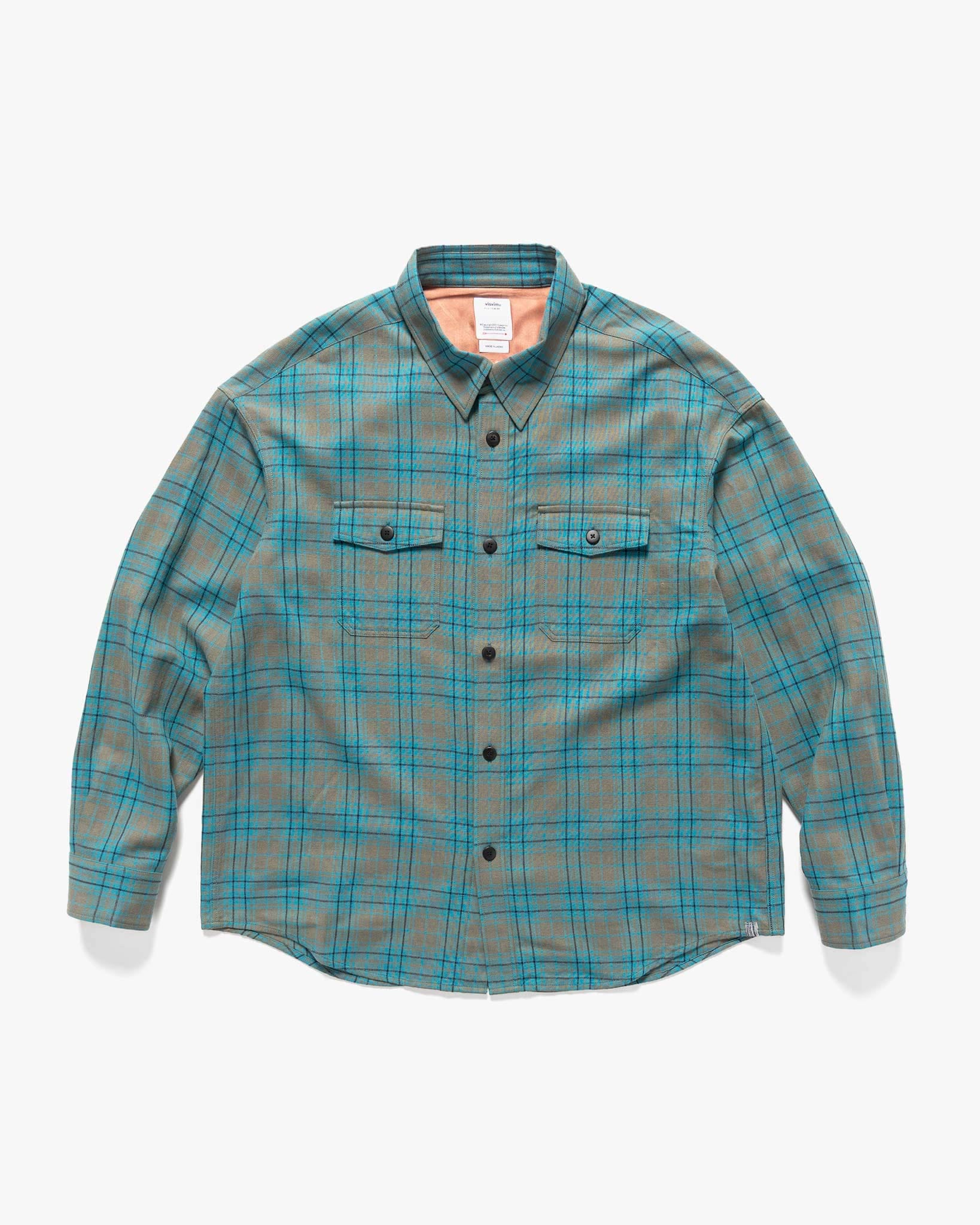 Visvim Lumber Check L/S (W/L) Blue