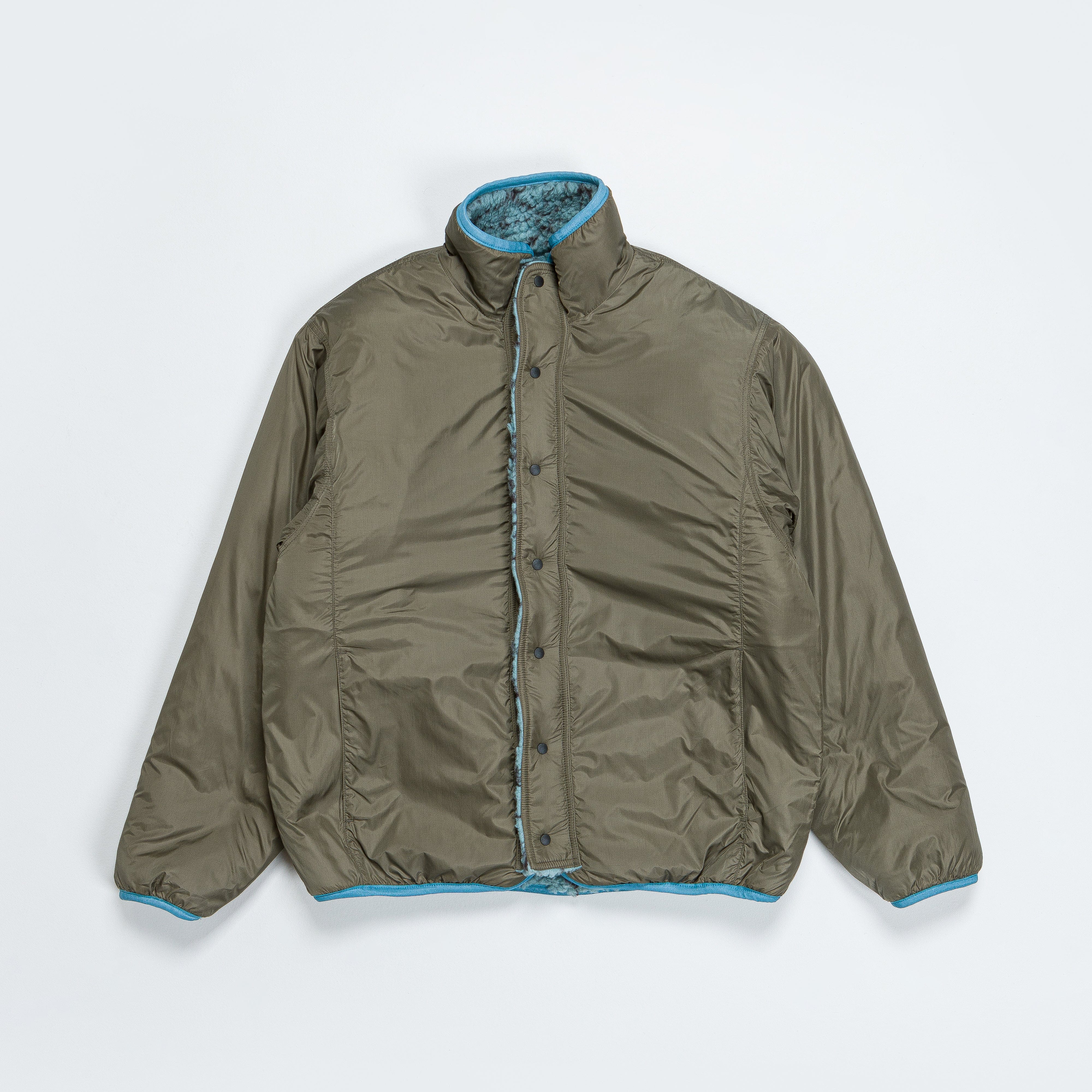 Kapital DO - GI SASHIKO BOA Fleece Reversible Blouson Blue