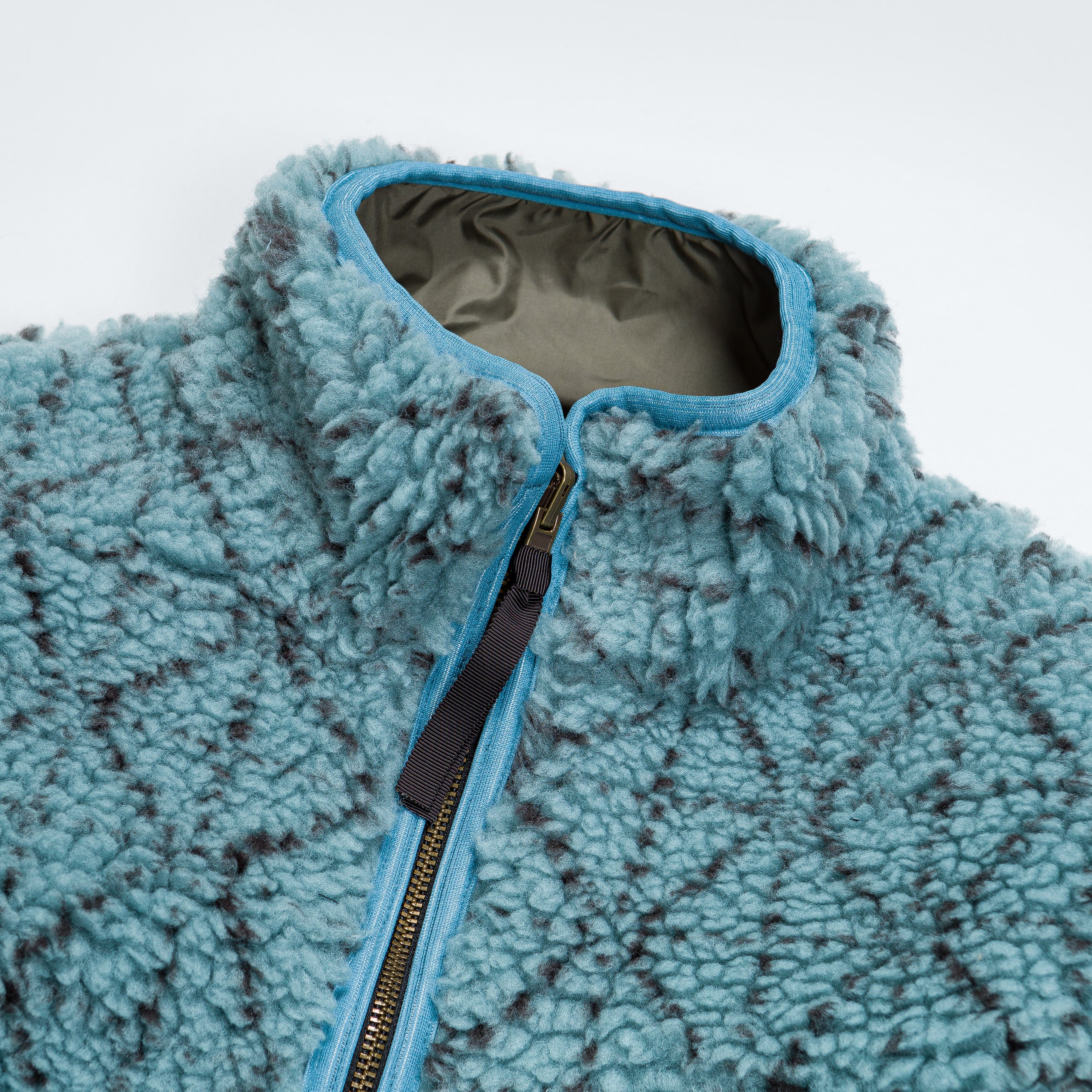 Kapital DO - GI SASHIKO BOA Fleece Reversible Blouson Blue