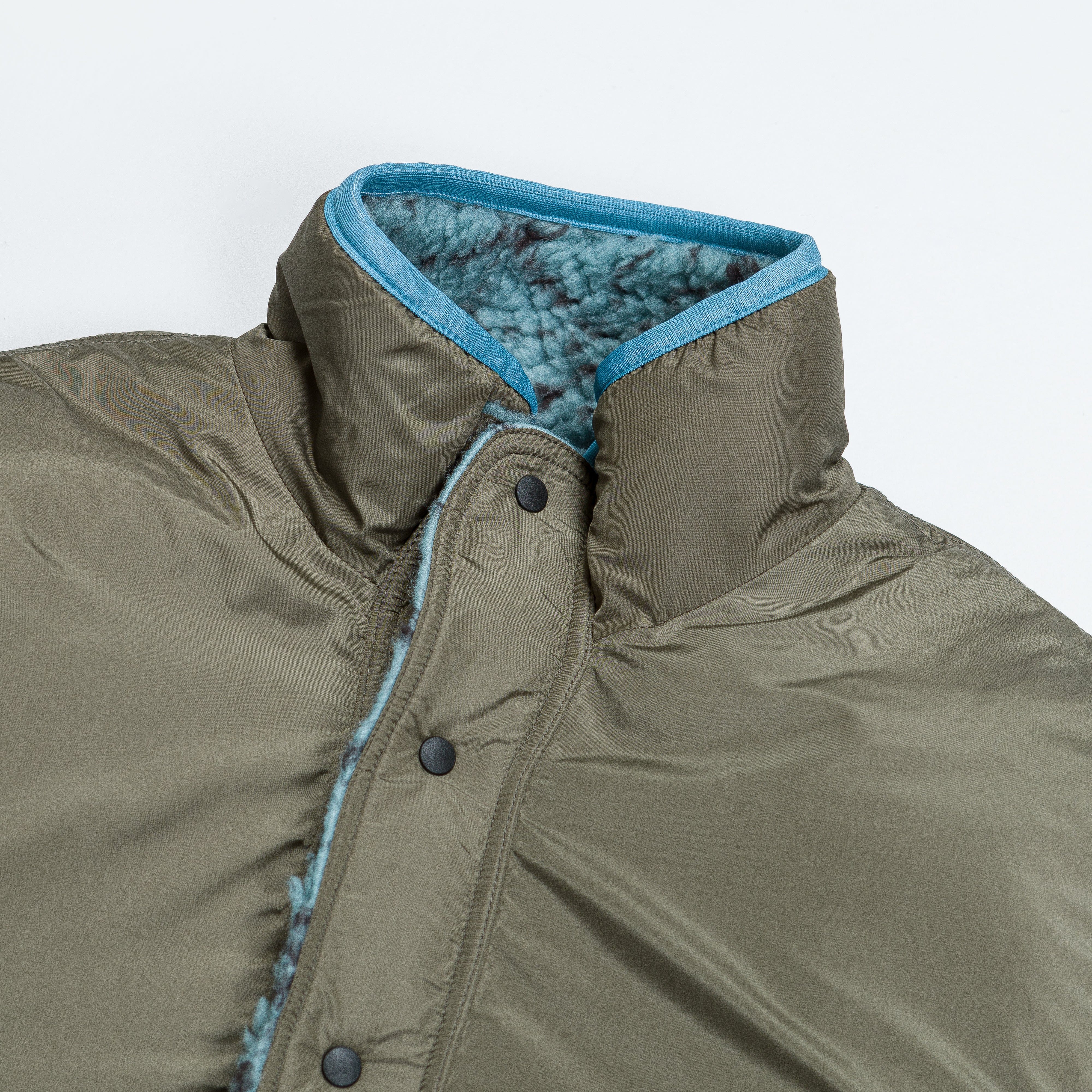 Kapital DO - GI SASHIKO BOA Fleece Reversible Blouson Blue