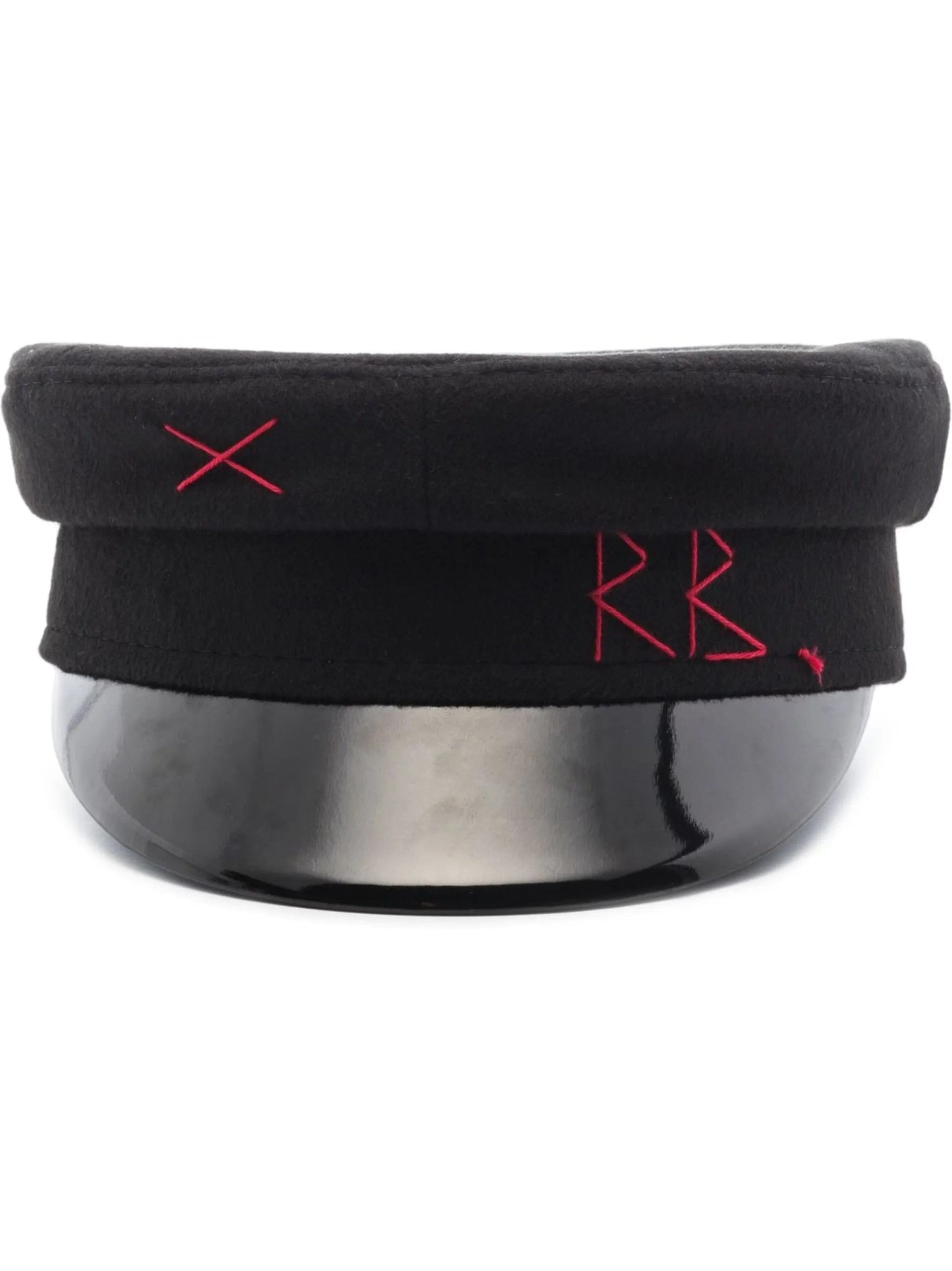 Ruslan Baginskiy embroidered monogram baker boy hat