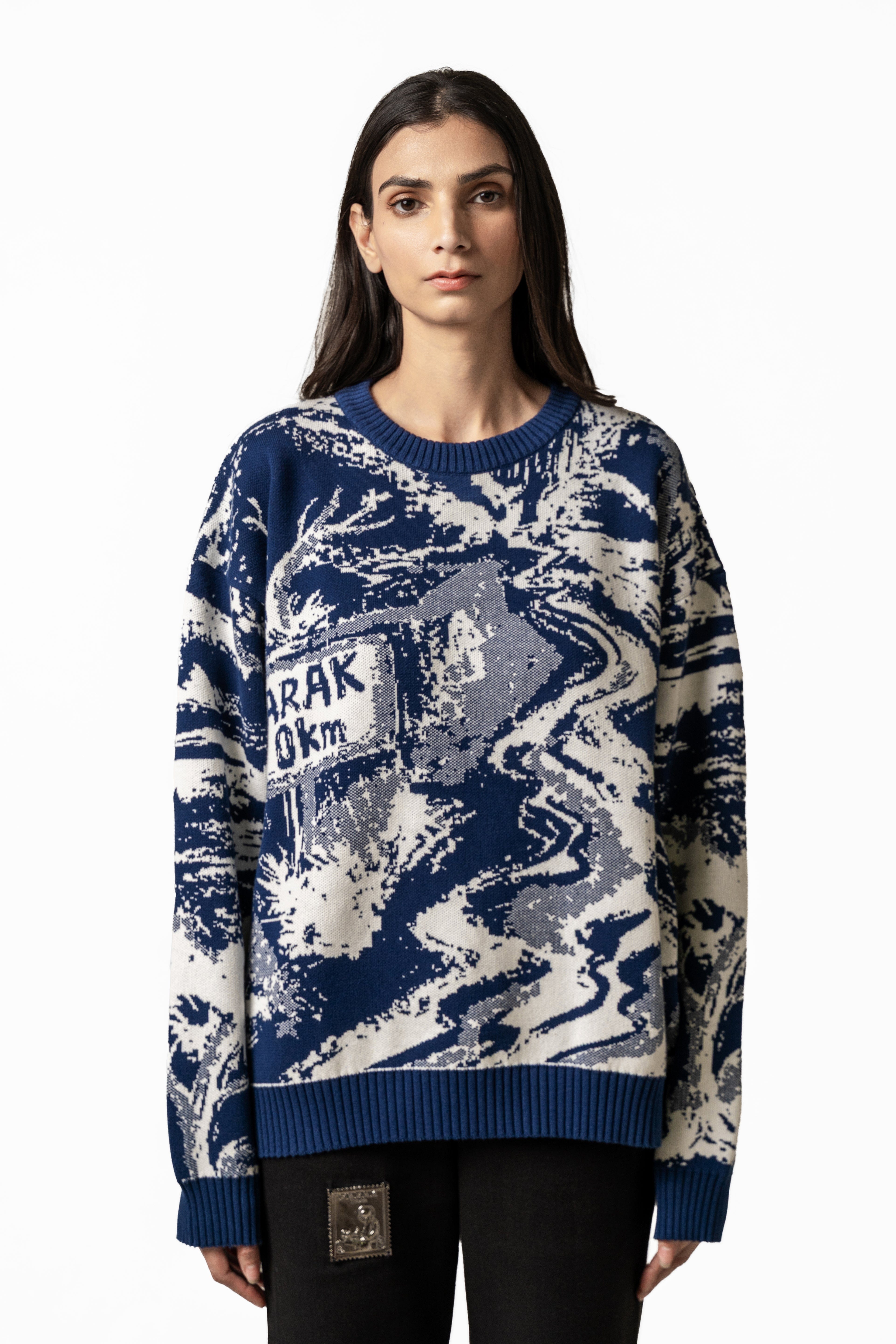 Knit Darbaar Flat Knit Sweater