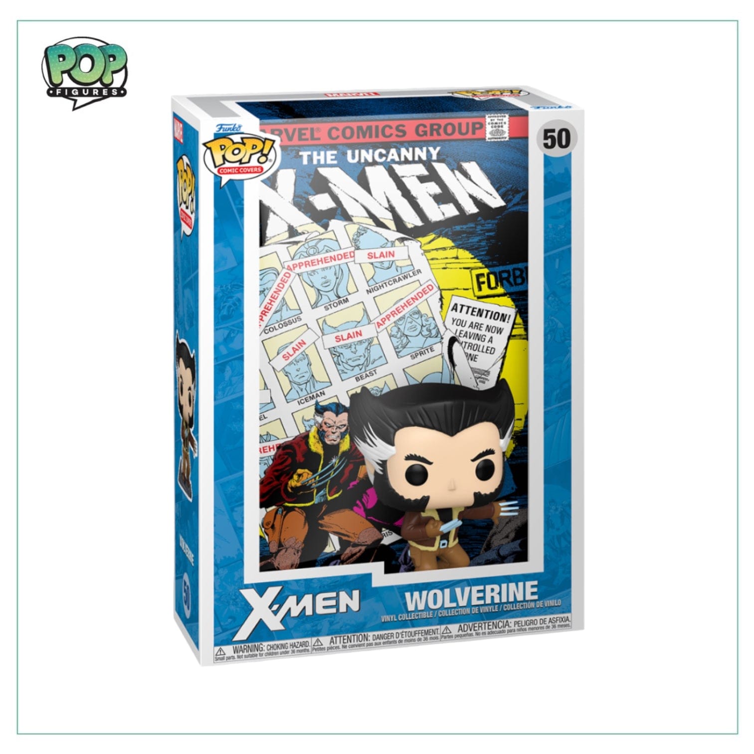 Funko Pop! Wolverine (1981) #50 Funko Pop! Comic Cover X - Men: Days of Future Past