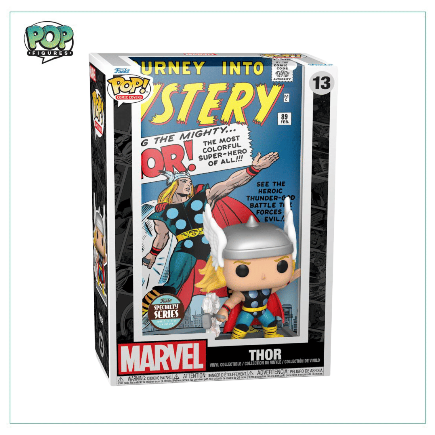 Funko Pop! Thor #13 Specialty Series Funko Pop! Comic Cover Marvel