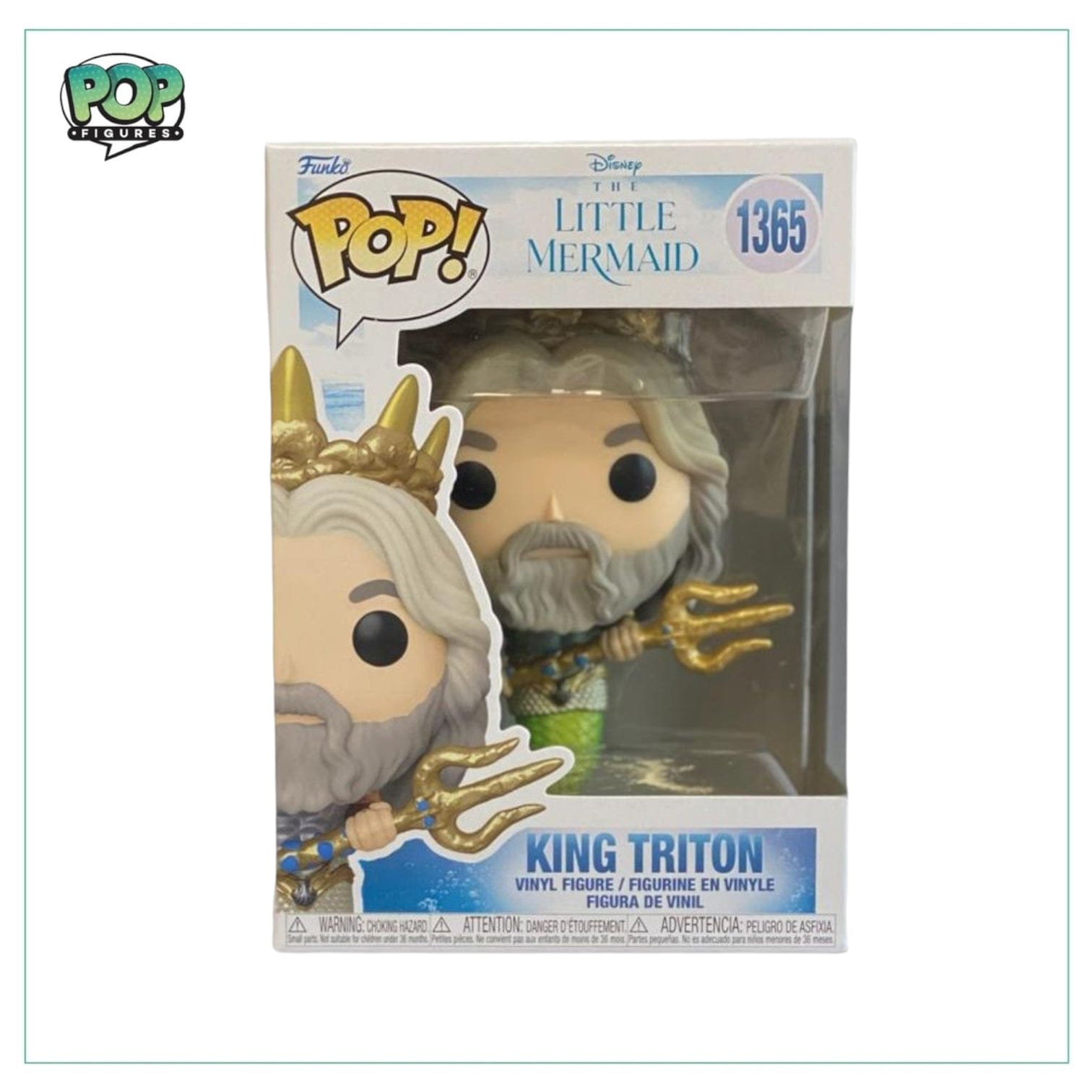 Funko Pop! King Triton #1365 Funko Pop! - The Little Mermaid