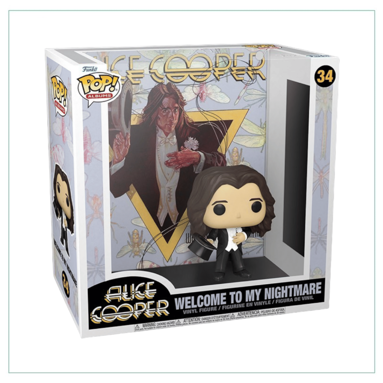 Funko Pop! Welcome to my nightmare #34 Funko Pop! Album Alice Cooper