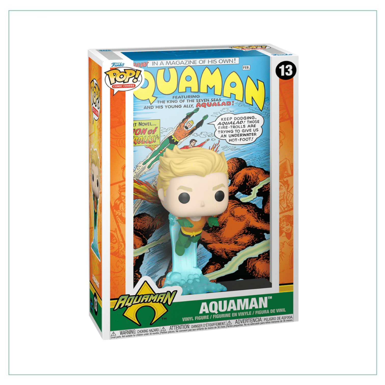Funko Pop! Aquaman #13 Funko Pop! Comic Cover Aquaman