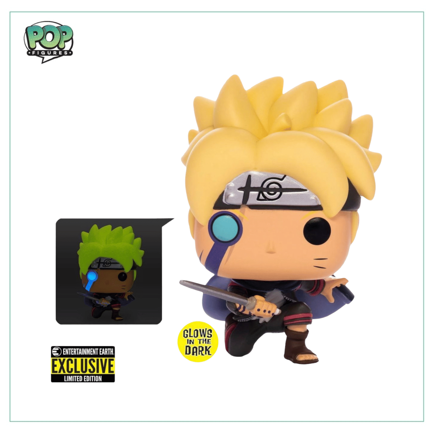 Entertainment Earth Boruto W/ Marks #1035 (Glows in the Dark) Funko Pop! - Boruto - Entertainment Earth Exclusive