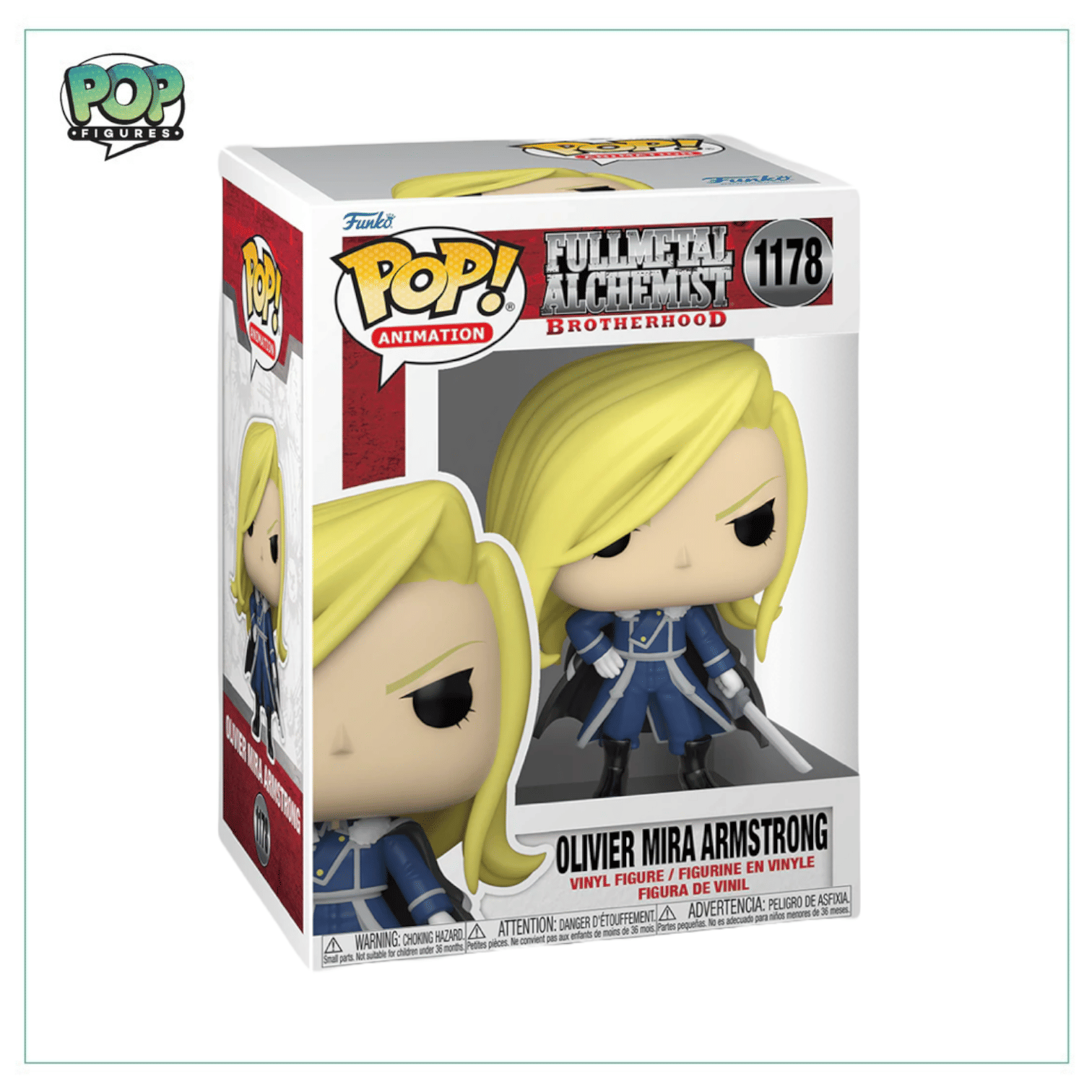 Funko Pop! Olivier Mira Armstrong #1178 Funko Pop! Full Metal Alchemist Brotherhood