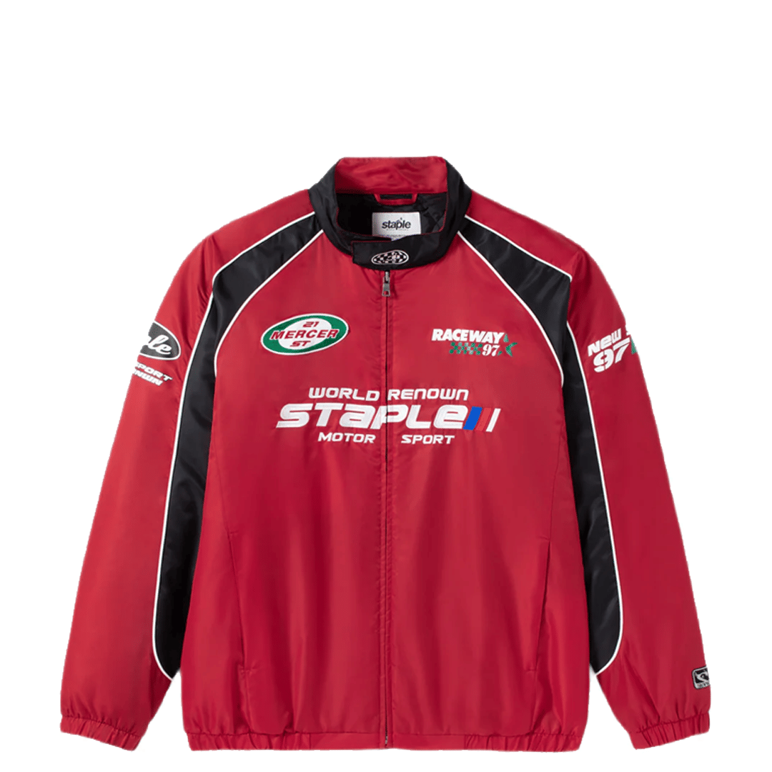 Staple PIT CREW JACKET RED