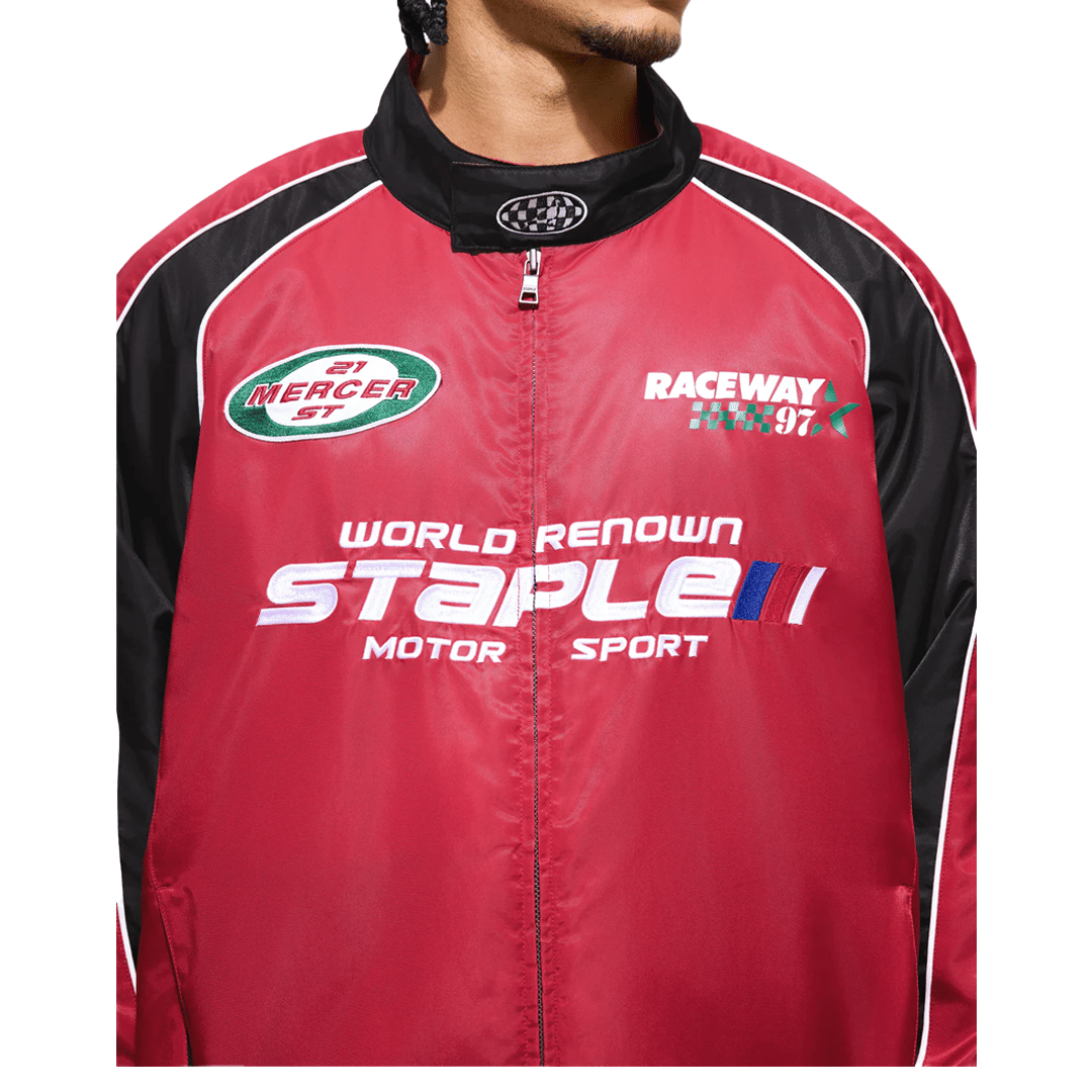 Staple PIT CREW JACKET RED