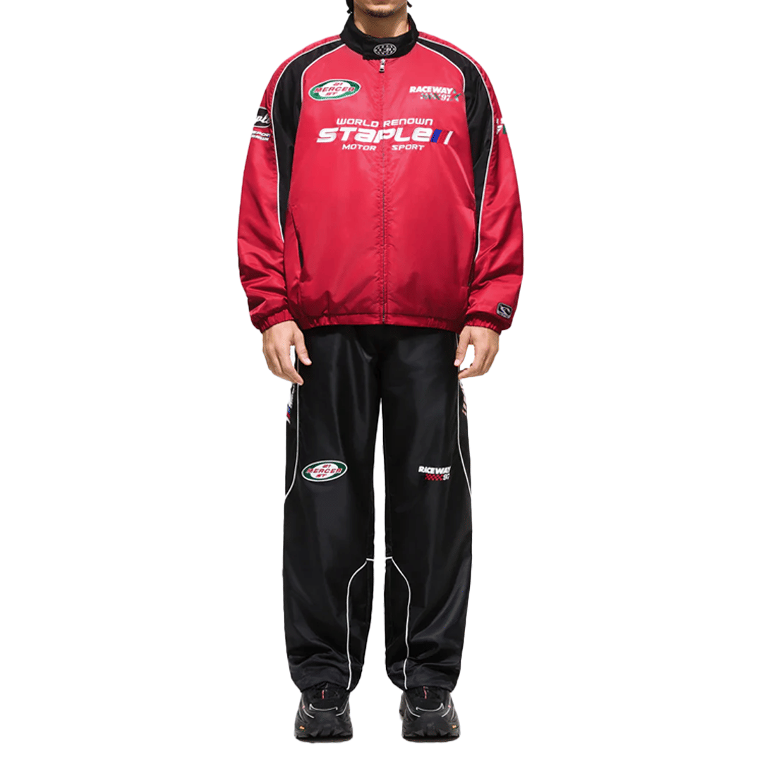 Staple PIT CREW JACKET RED