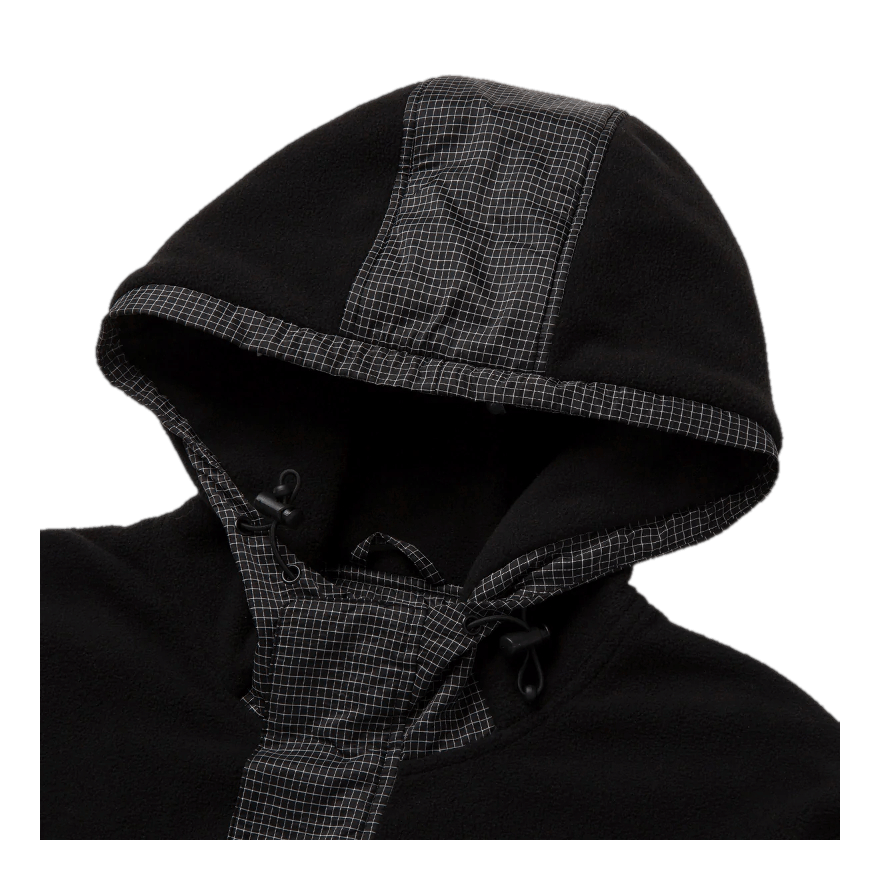 HUF Nauls Polar Fleece Jacket Black