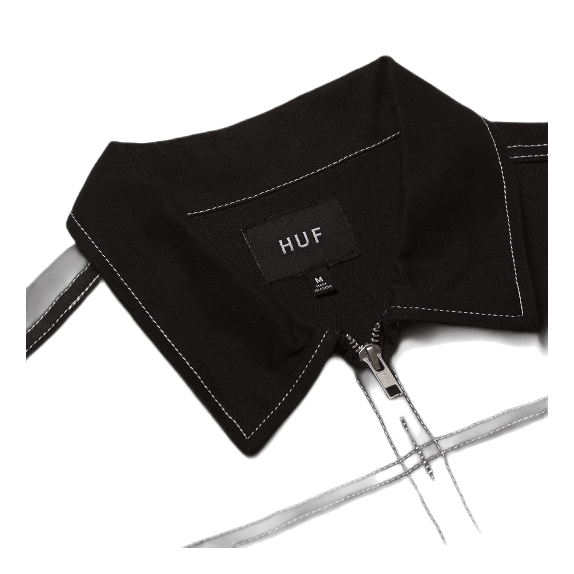 HUF Lincoln Trucker Jacket Black