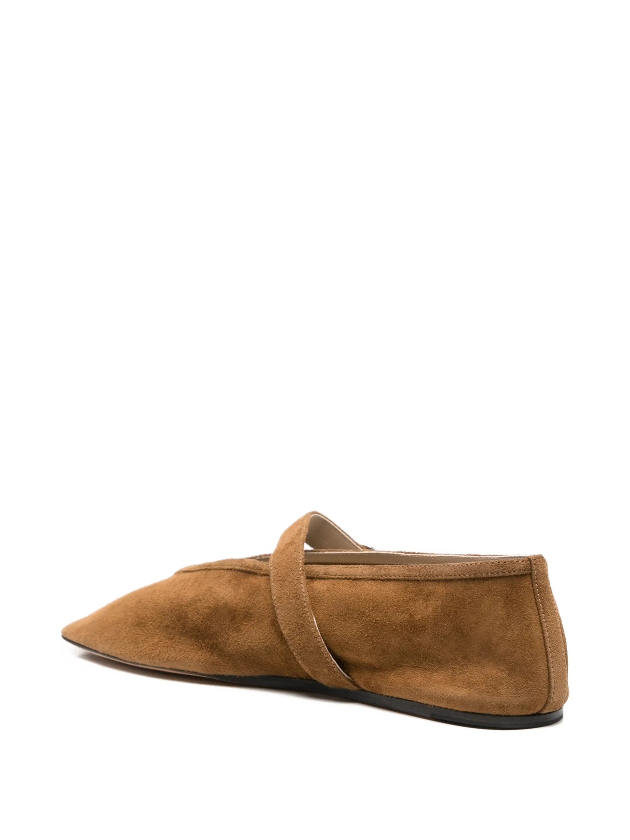 Le Monde Beryl Stella buckle - strap suede ballet flats