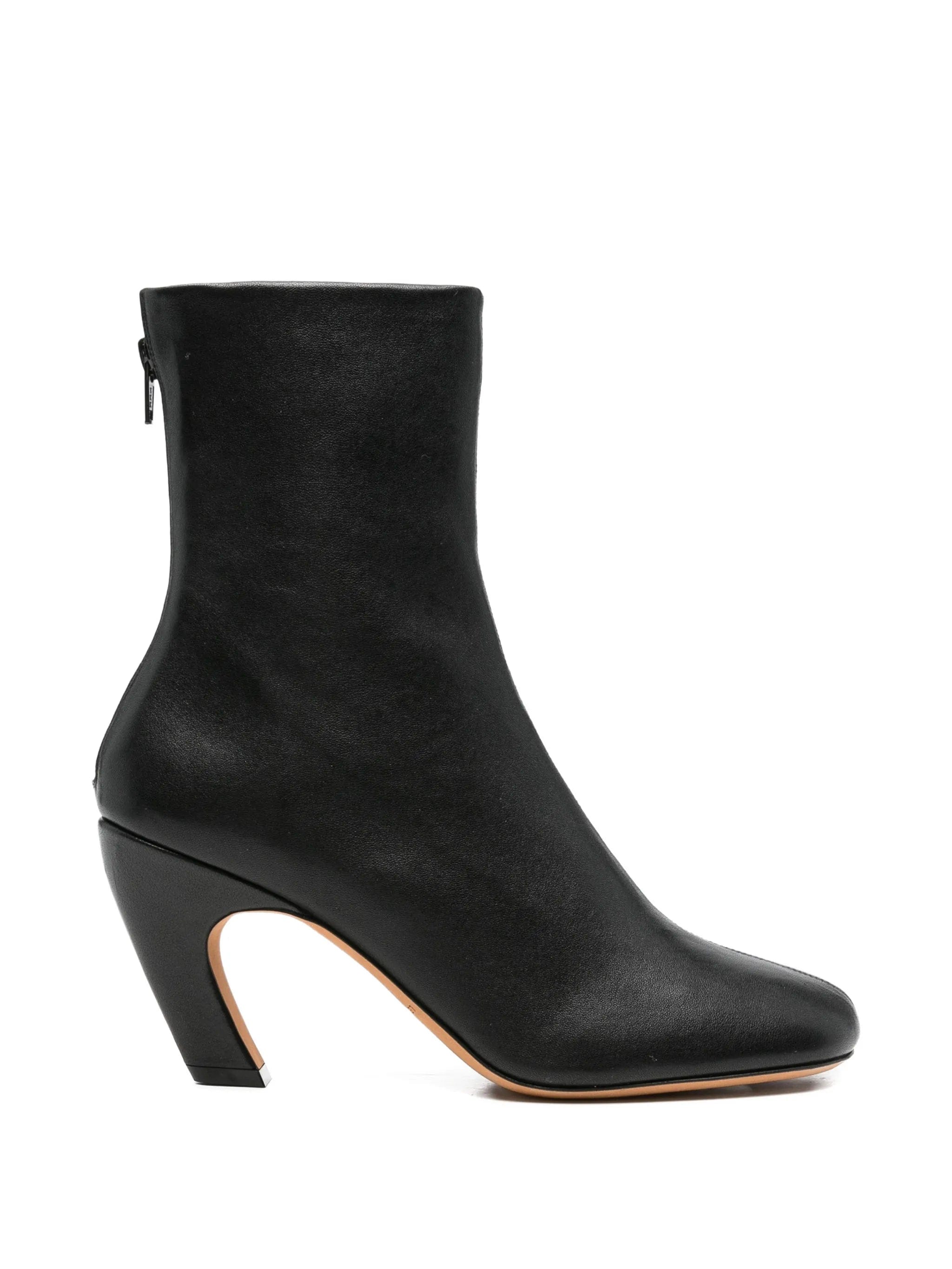 Le Monde Beryl Mica leather ankle boots