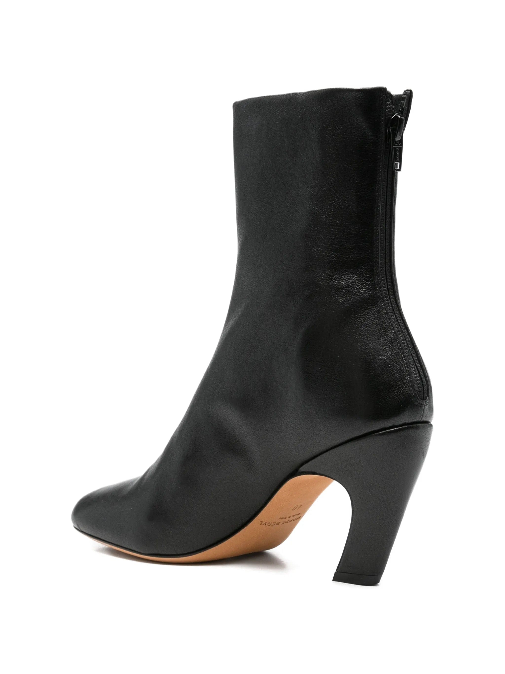 Le Monde Beryl Mica leather ankle boots