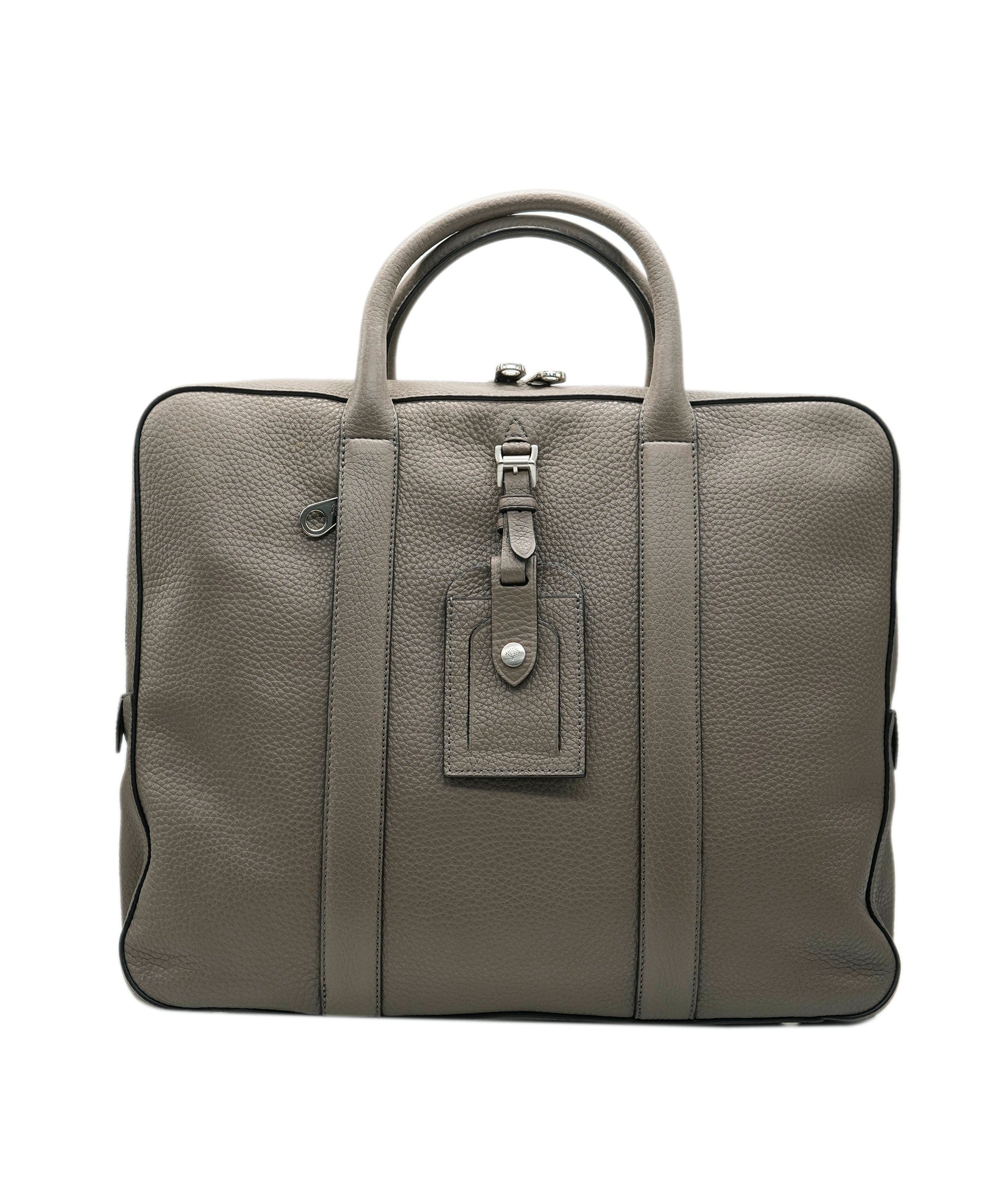 Mulberry Kenrick Briefcase Leather Grey - APC0010