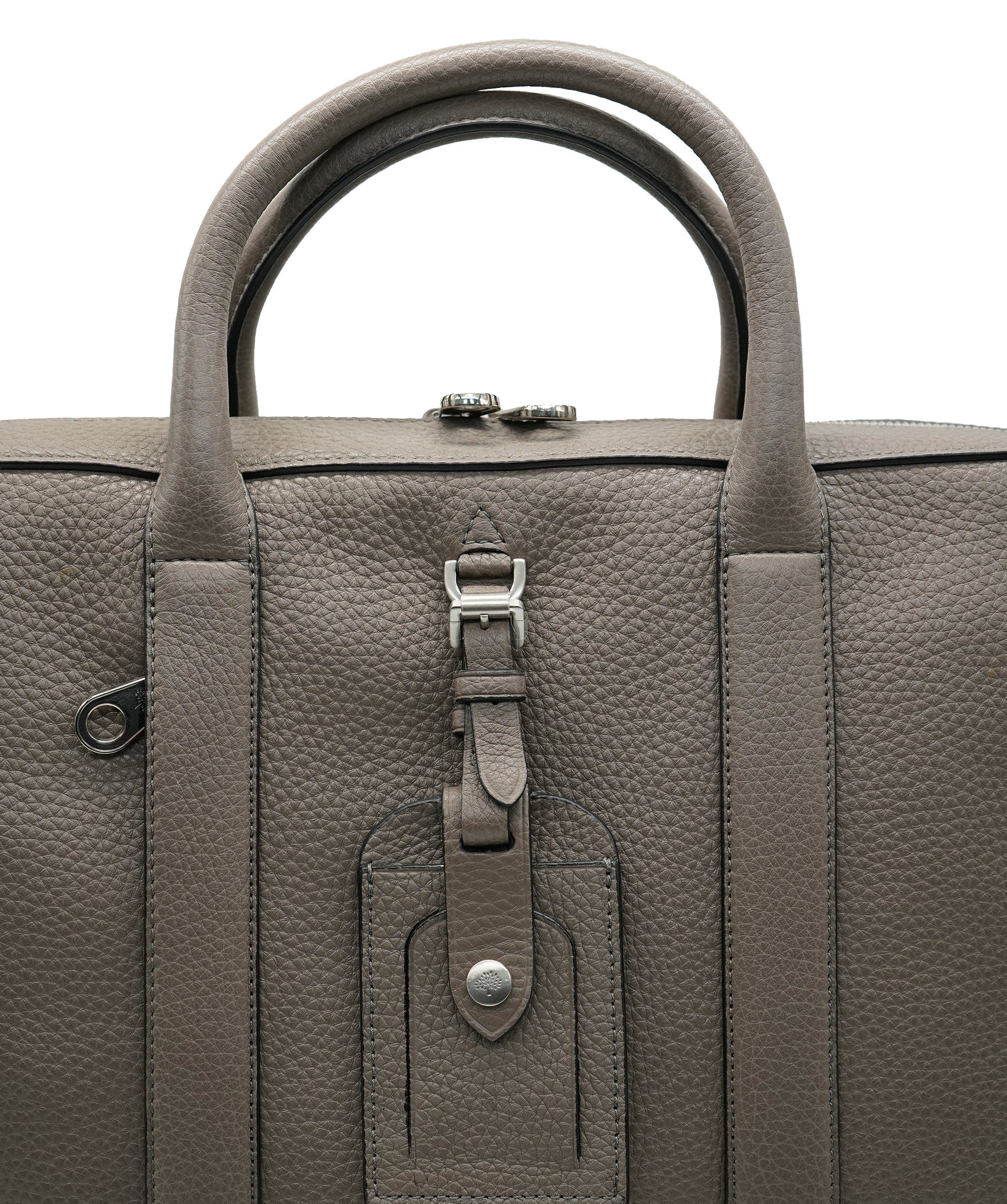 Mulberry Kenrick Briefcase Leather Grey - APC0010