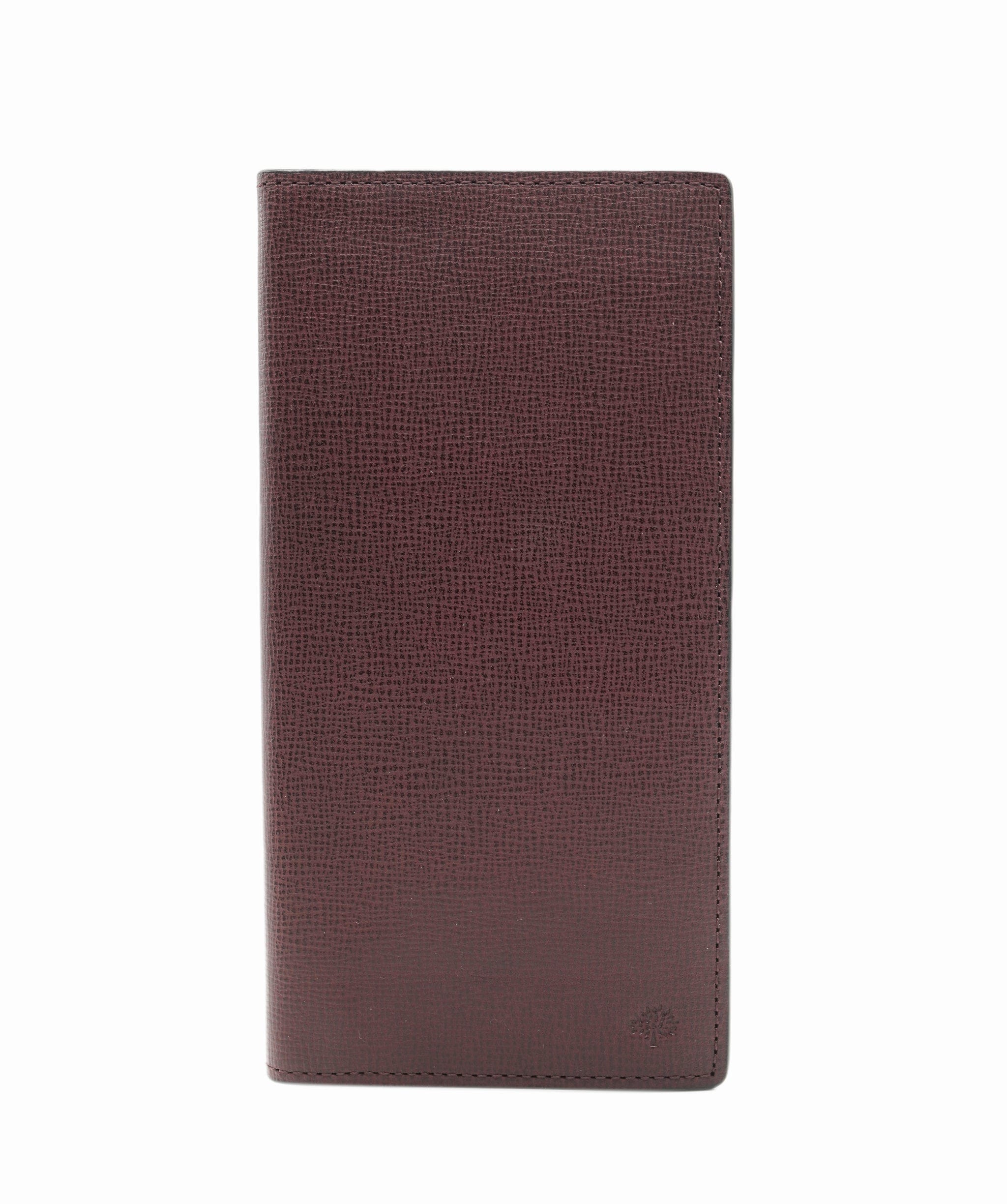 Mulberry Long Wallet Cardholder Oxblood Leather with Grain - APC0021