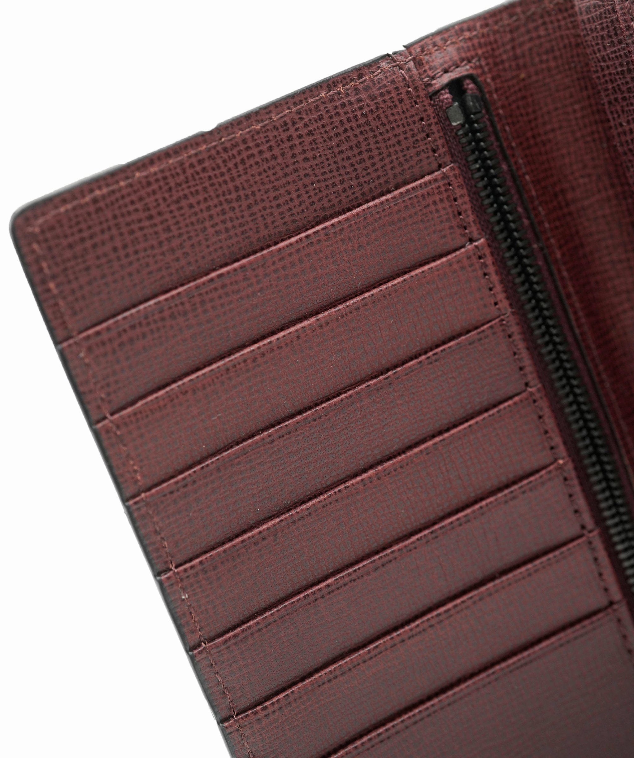 Mulberry Long Wallet Cardholder Oxblood Leather with Grain - APC0021