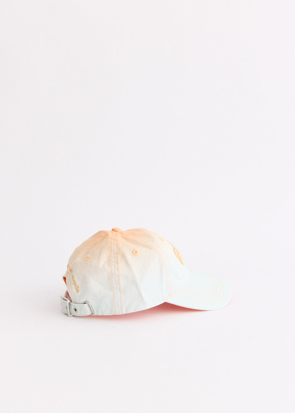 Ganni Printed Ombre Cotton Canvas Cap