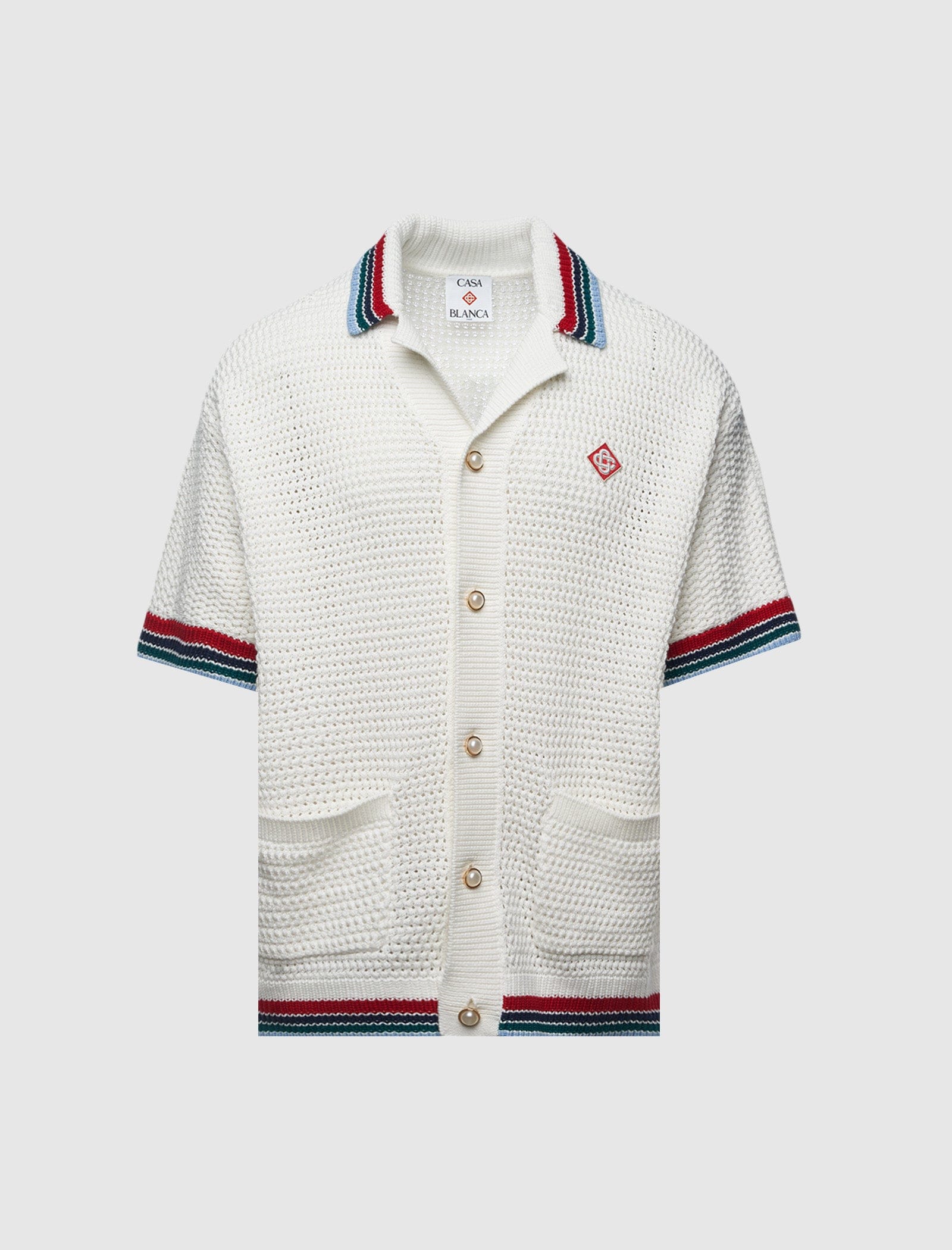 Casablanca FAUX CROCHET SHIRT