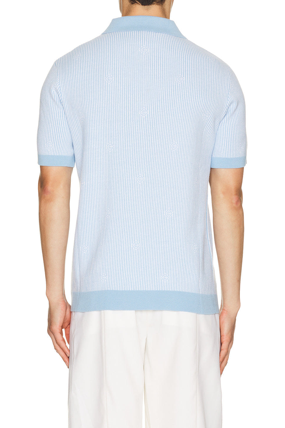 Casablanca Pinstripe Polo Shirt