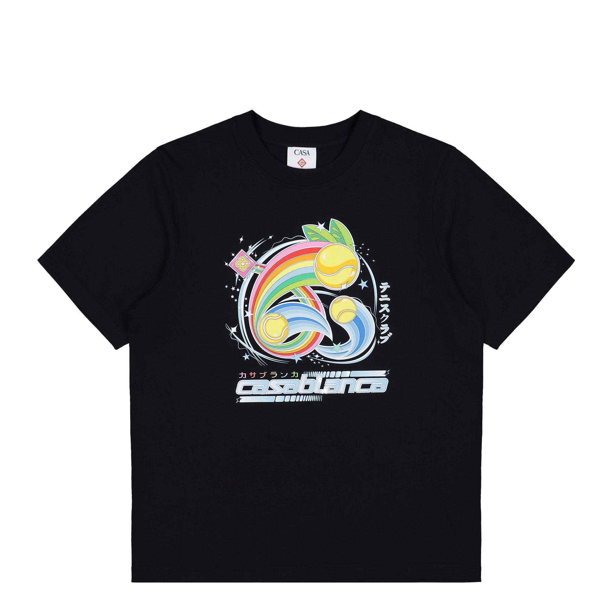 Casablanca Manga Tennis Ball Printed T - Shirt