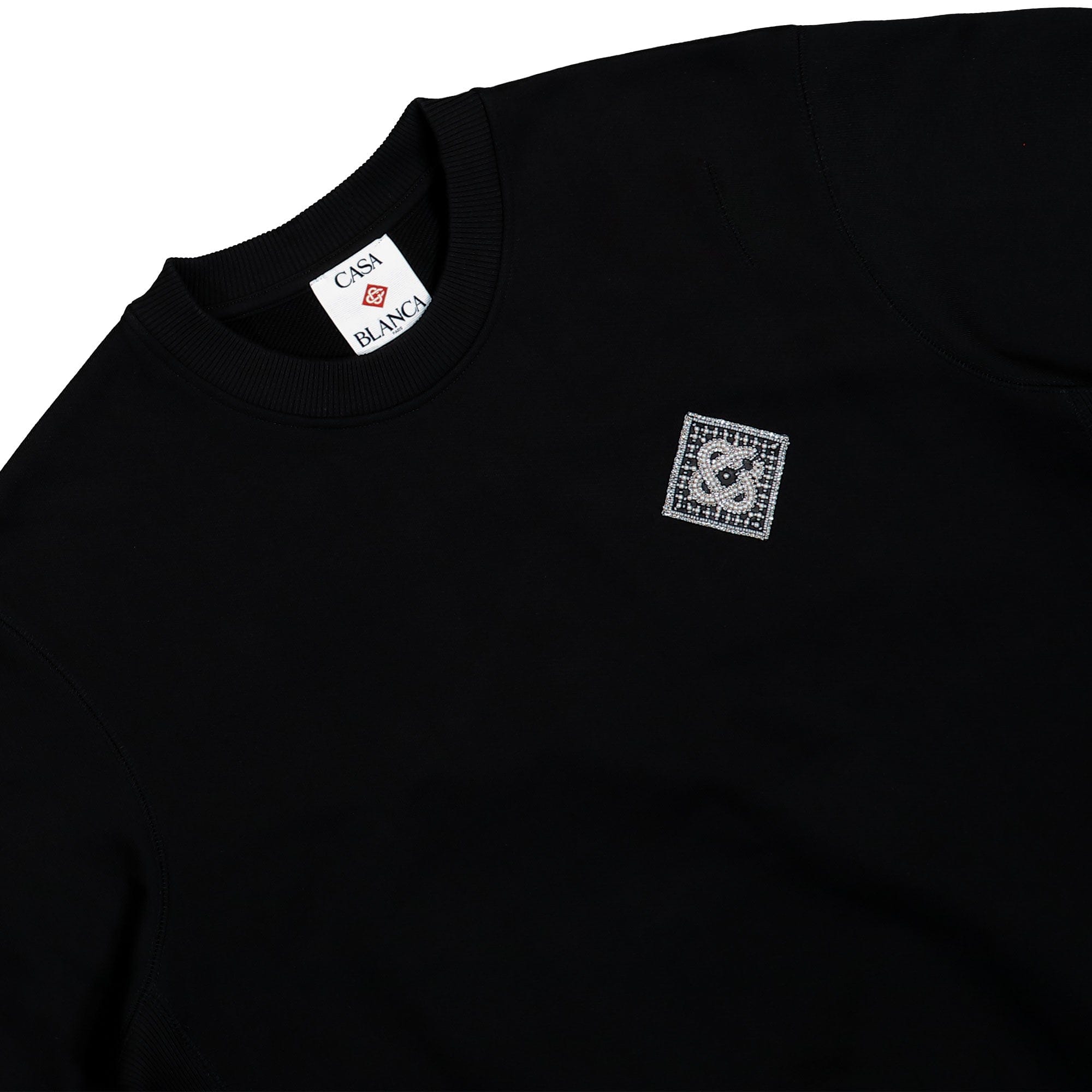 Casablanca Pearl Diamond CC Patch Sweatshirt