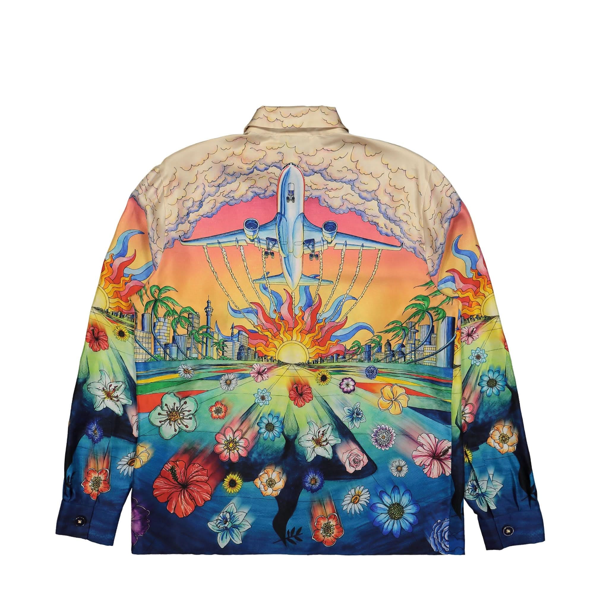 Casablanca Long Sleeve Silk Shirt