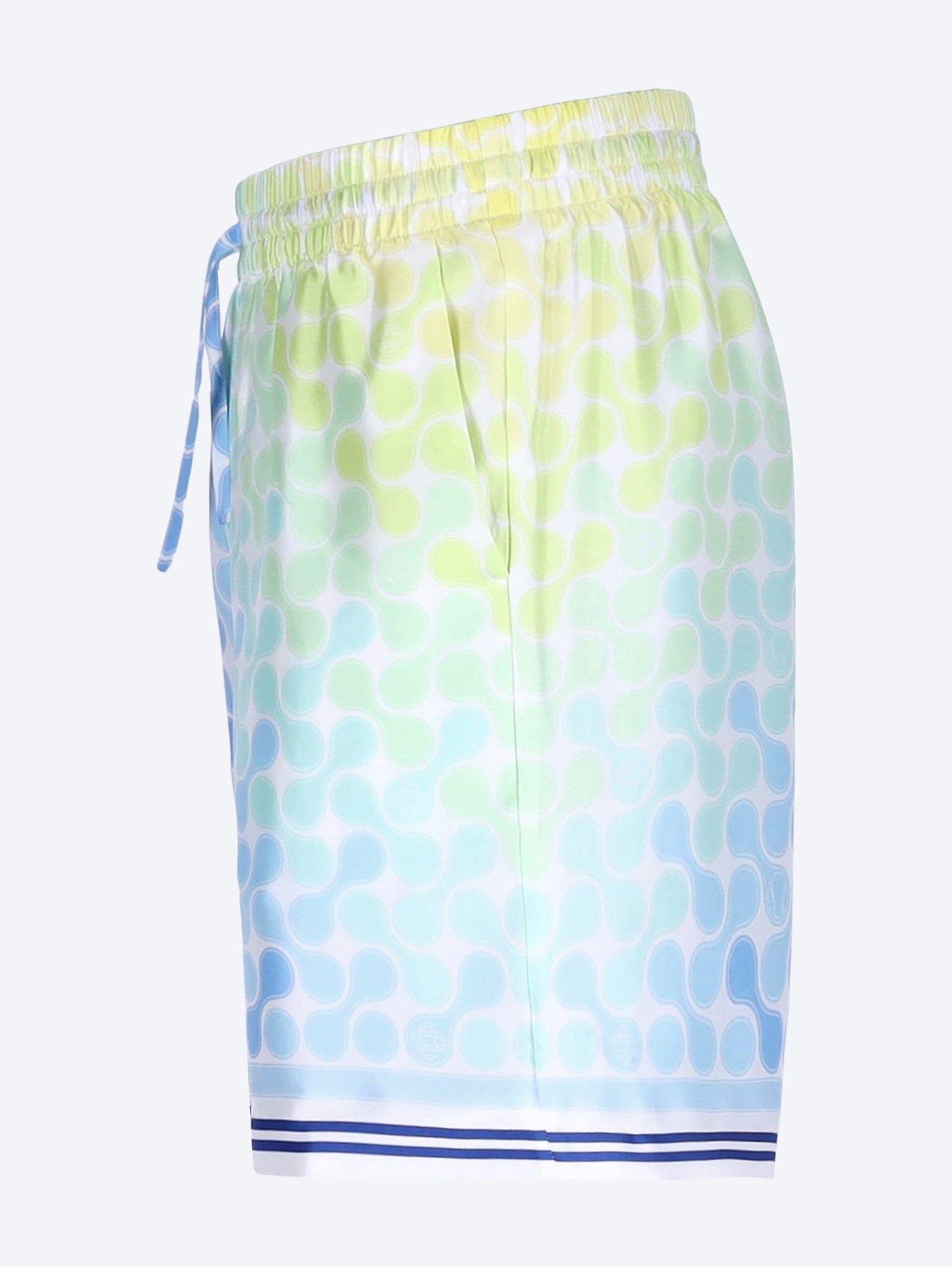 Casablanca Tennis tile silk shorts
