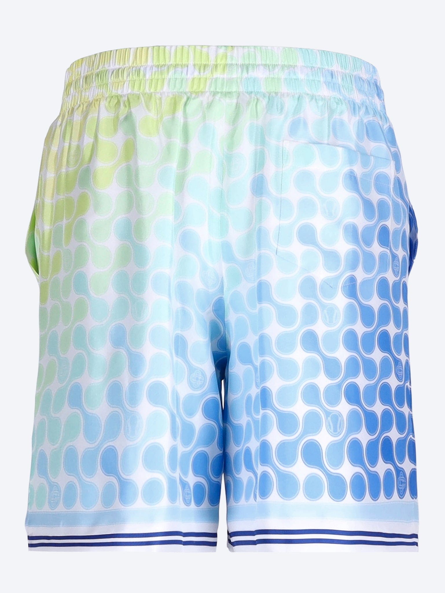 Casablanca Tennis tile silk shorts