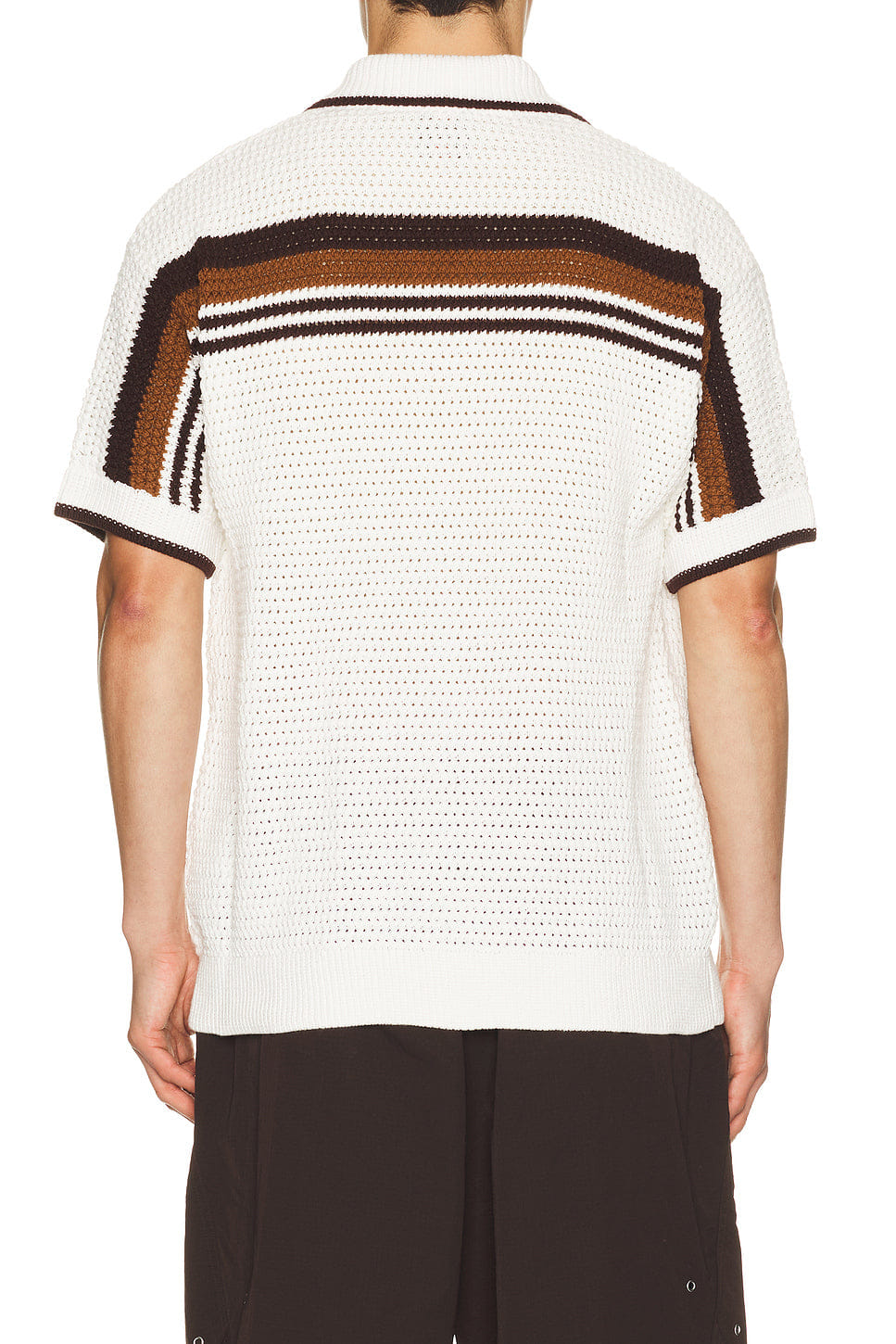 Casablanca Crochet Short Sleeve Shirt