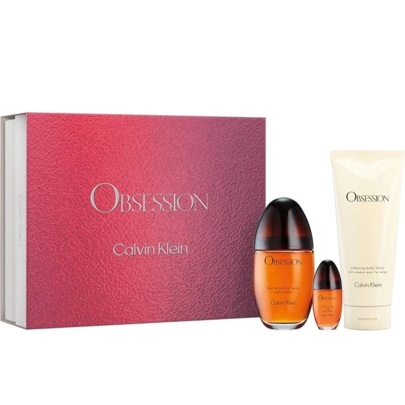 Luxury Perfumes Calvin Klein Obsession 3 - Piece Gift Set