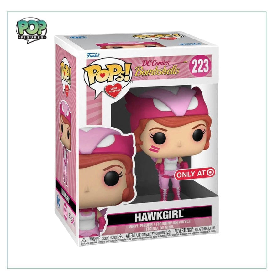 Funko Pop! Hawkgirl #223 (Breast Cancer Awareness) Funko Pop! - DC Bombshells - Target Exclusive