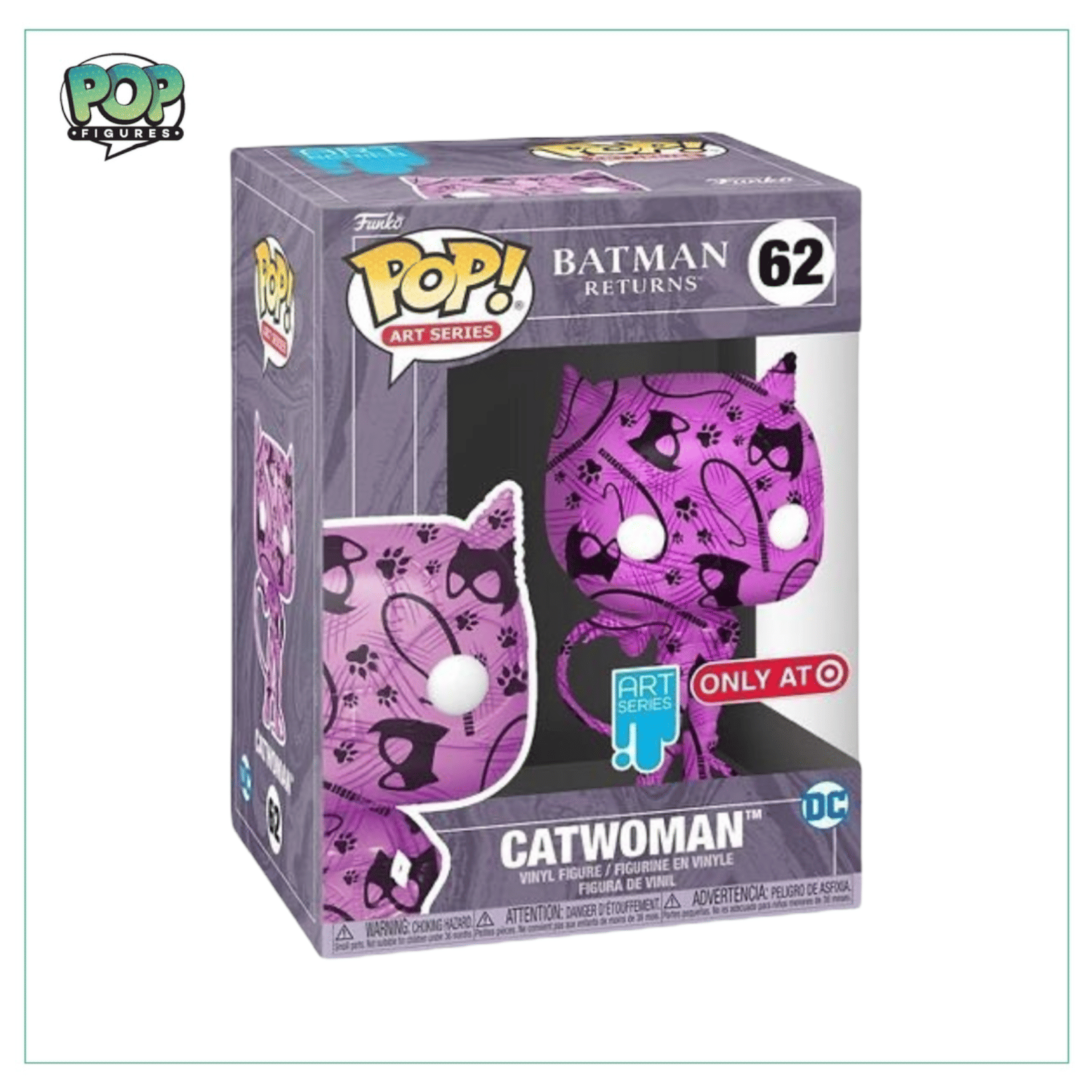 Funko Pop! Catwoman (Art Series) #62 Funko Pop! - Batman Returns - DC - Target Exclusive